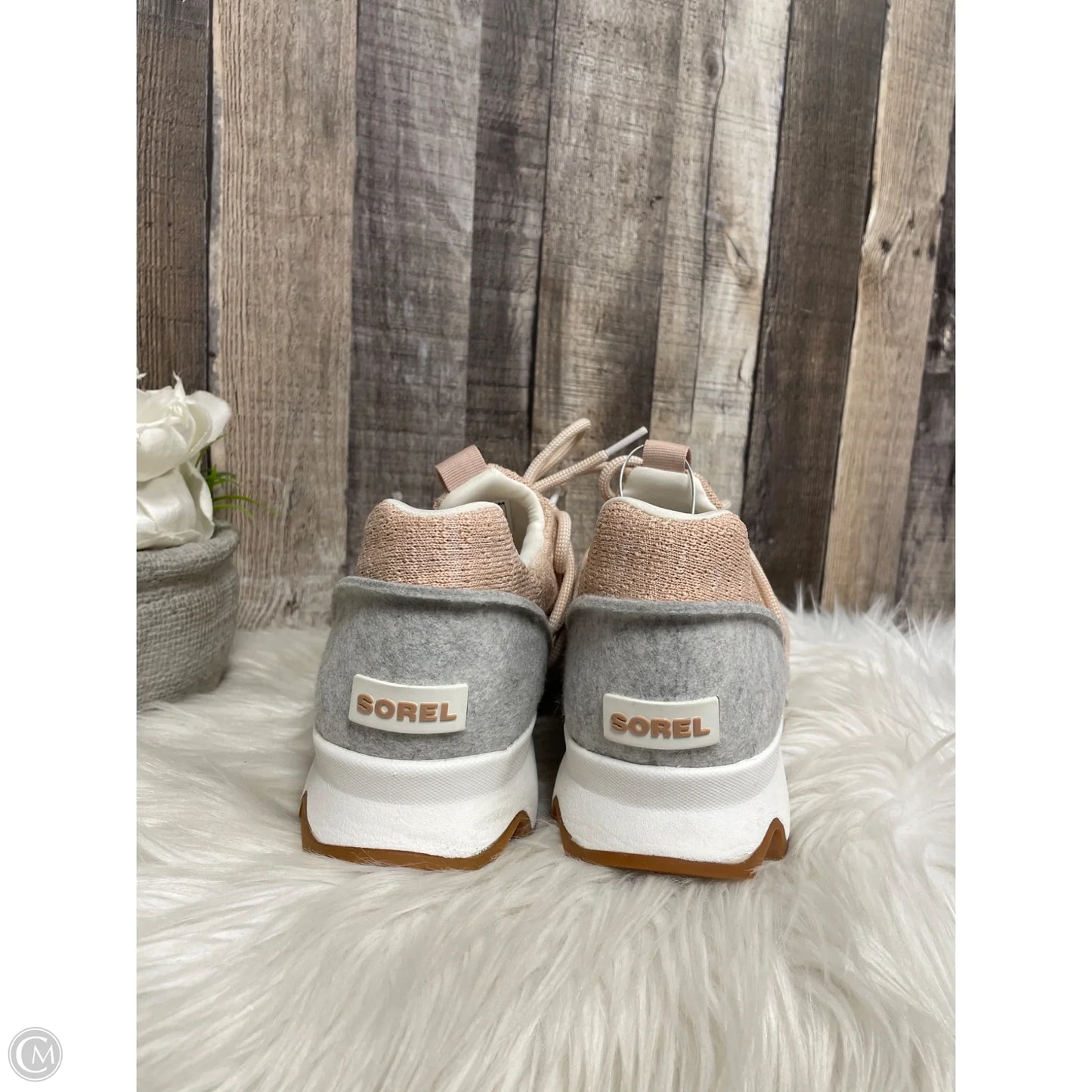 Shoes Athletic By Sorel In Pink, Size: 10