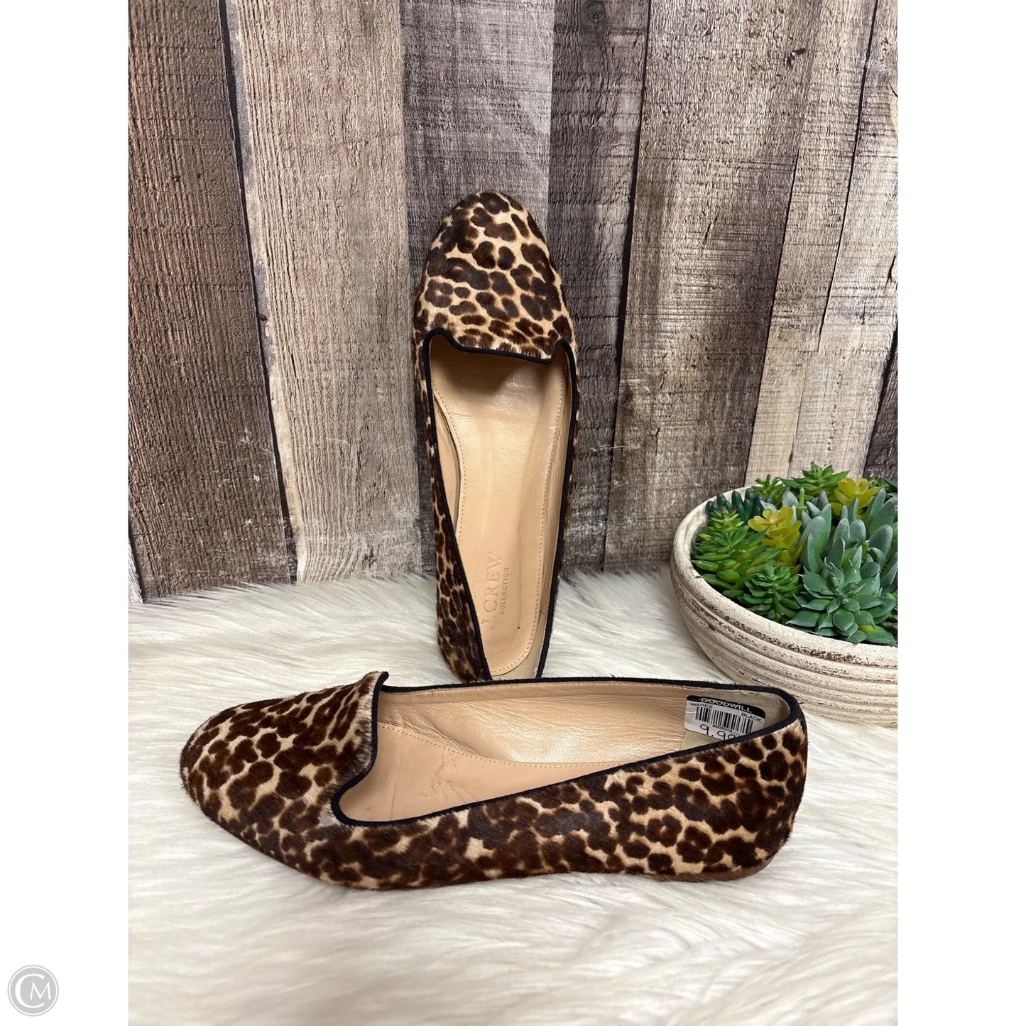 Shoes Flats By J. Crew In Animal Print, Size: 6.5
