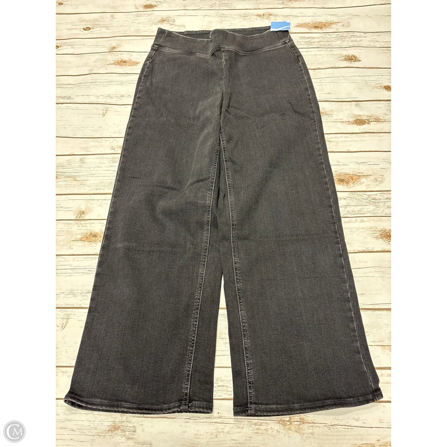 Jeans Wide Leg By Old Navy In Black Denim, Size: 12