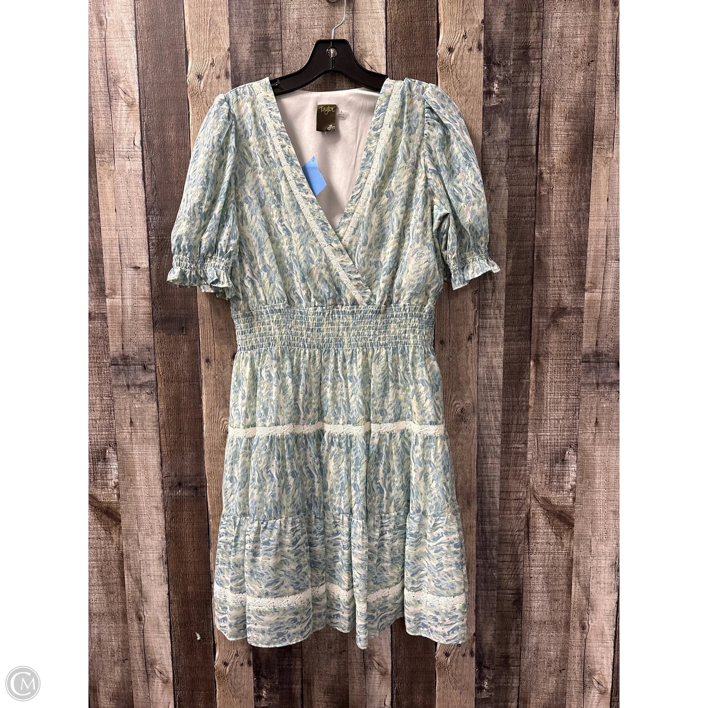 Dress Casual Midi By Taylor In Floral Print, Size: 8