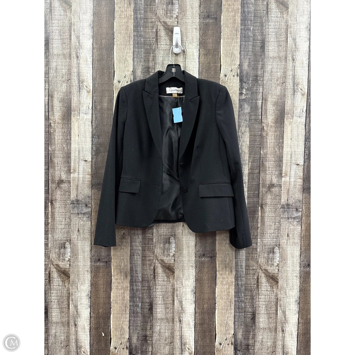 Blazer By Calvin Klein In Black, Size: 4