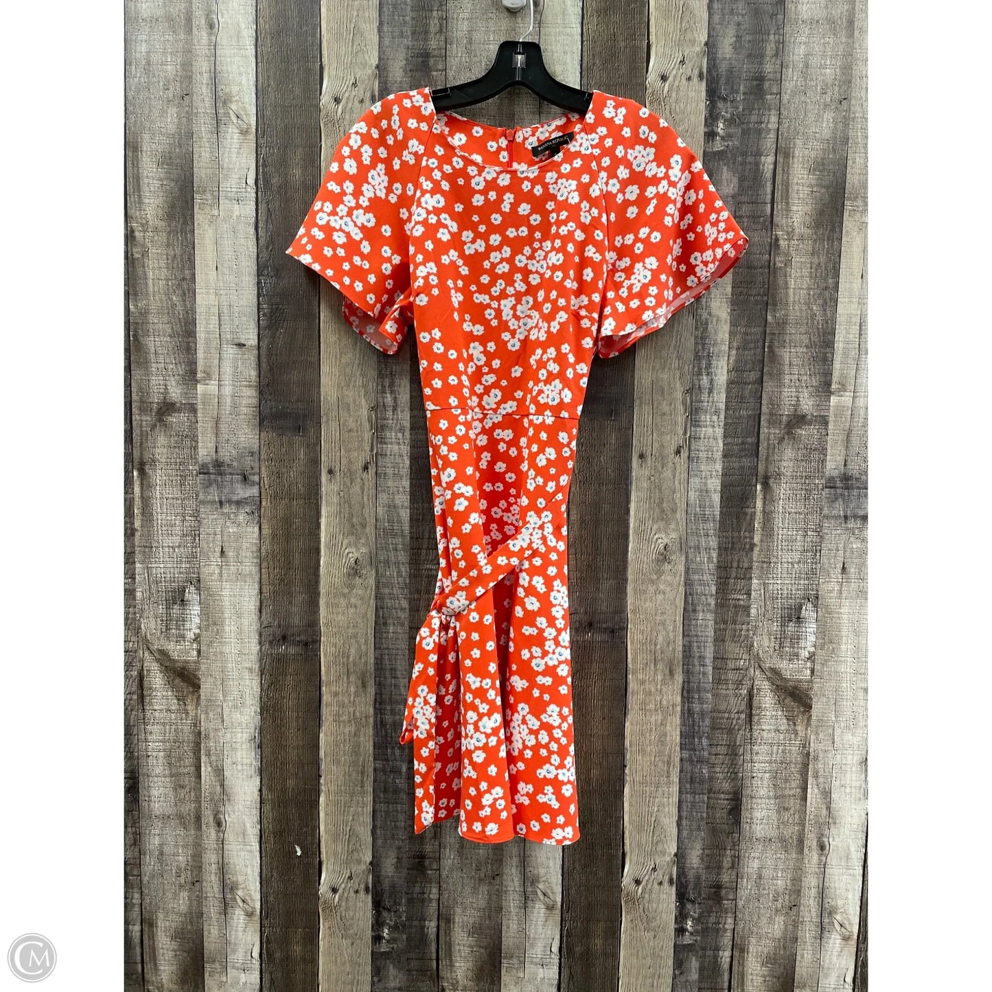 Dress Casual Midi By Banana Republic In Red, Size: S