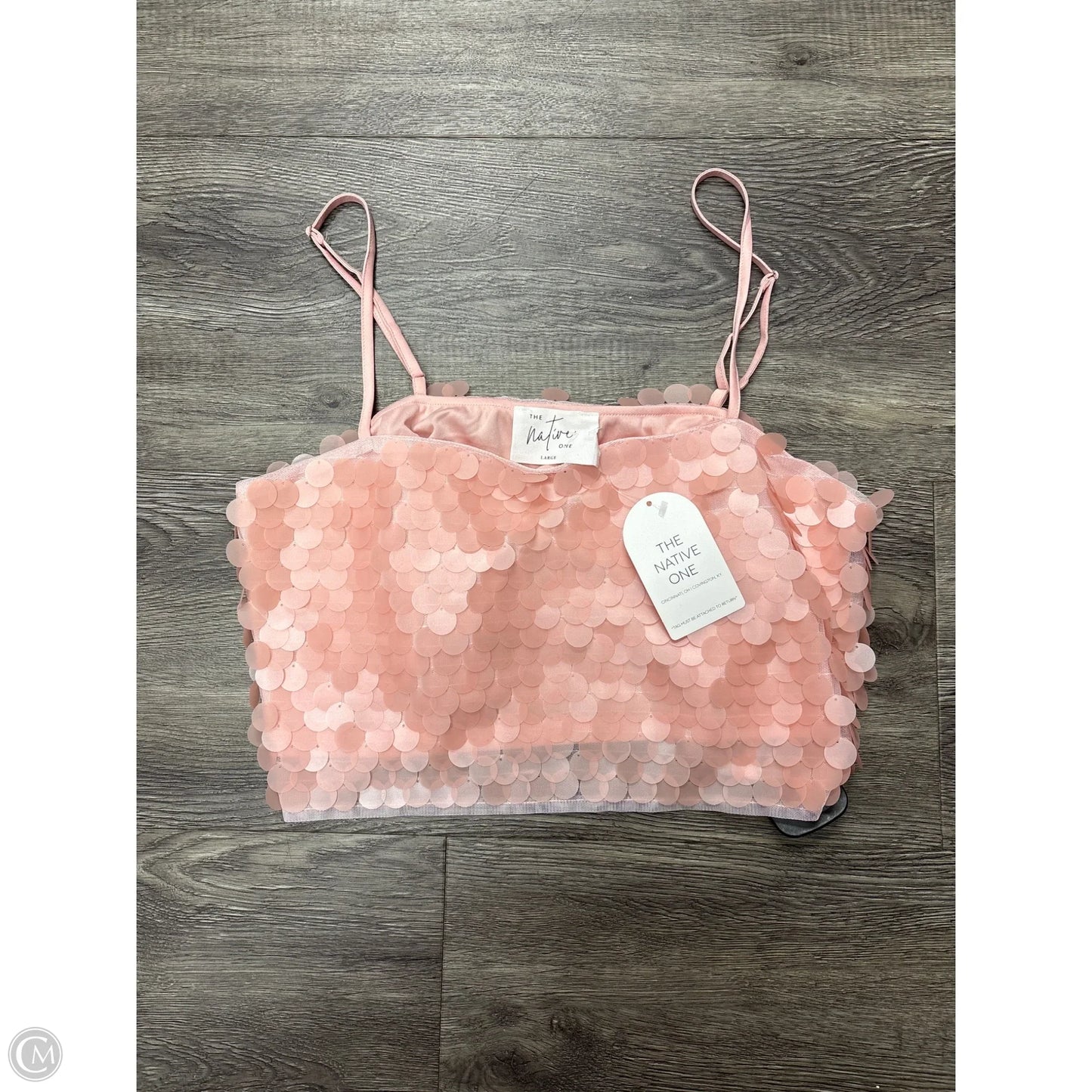 Top Sleeveless By The Native One In Pink, Size: L