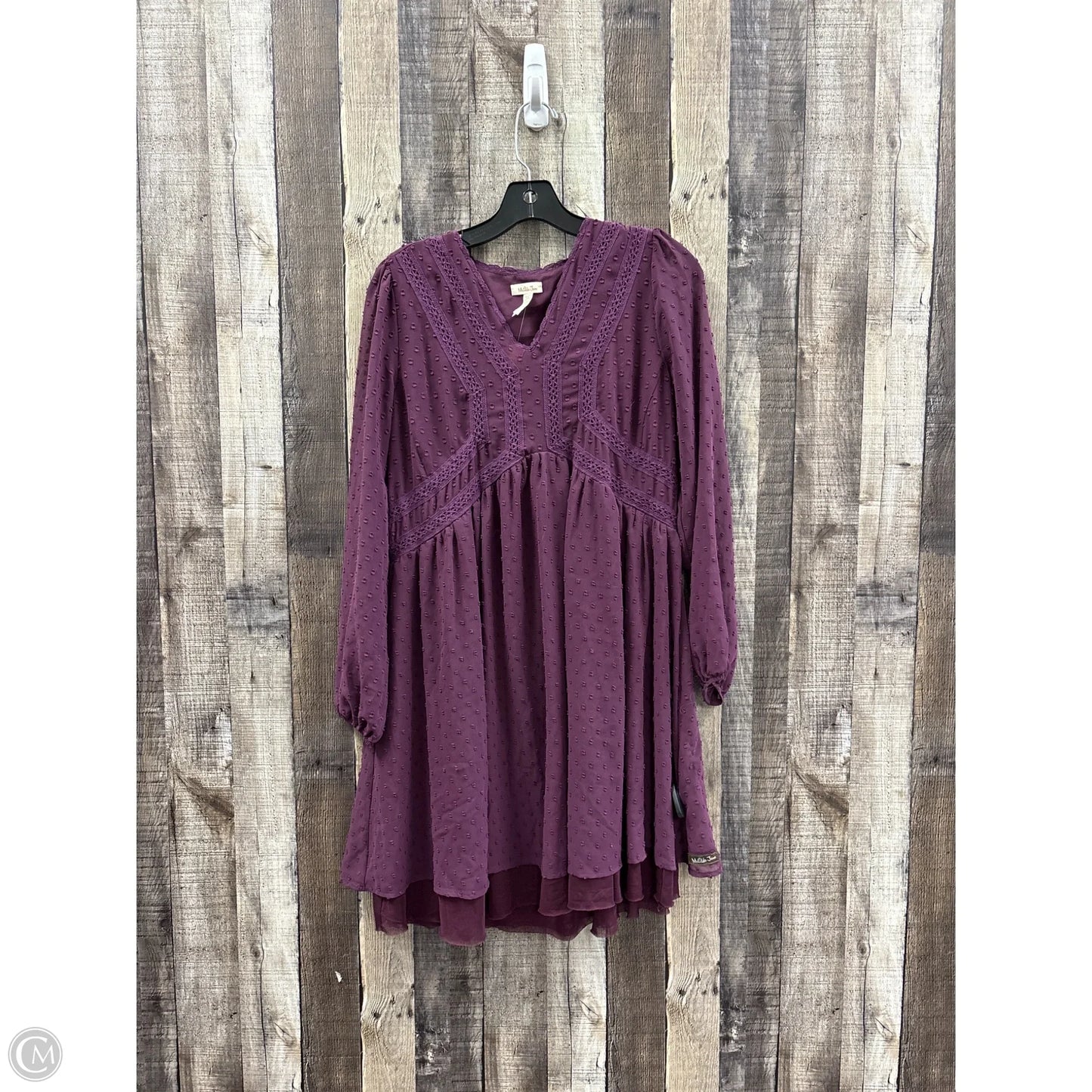 Dress Casual Short By Matilda Jane In Purple, Size: Xs