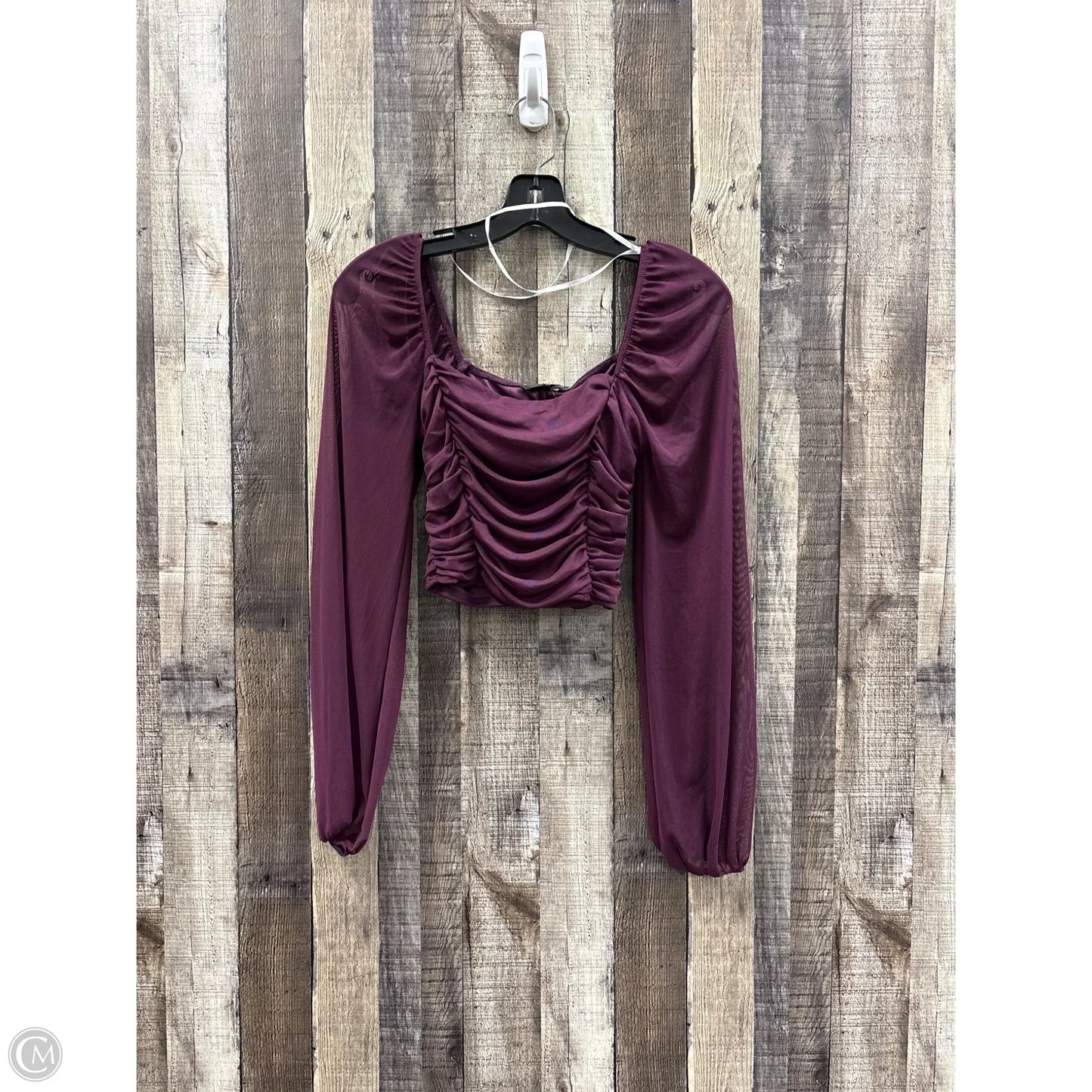 Top Long Sleeve By Lulus In Purple, Size: S