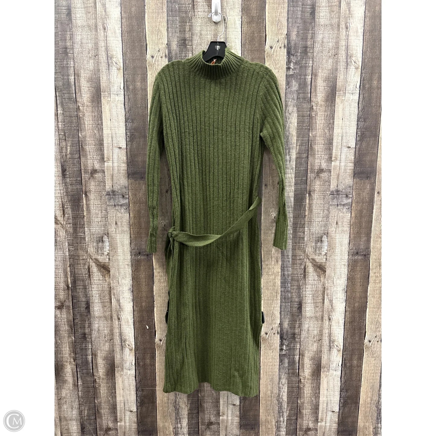 Dress Sweater By Loft In Green, Size: S