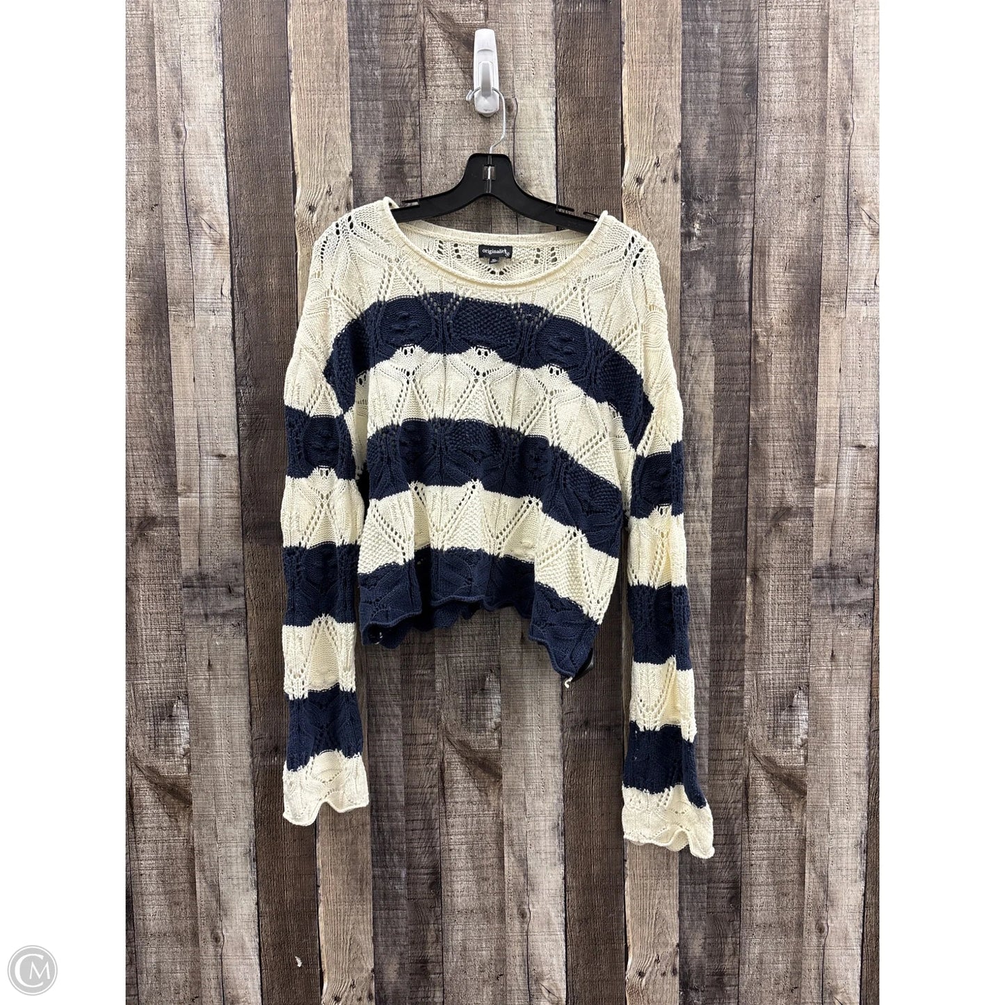 Sweater By Originality In Striped Pattern, Size: Xs