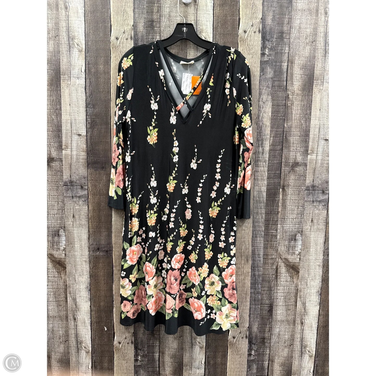 Dress Casual Short By Flamingo Urban In Floral Print, Size: L