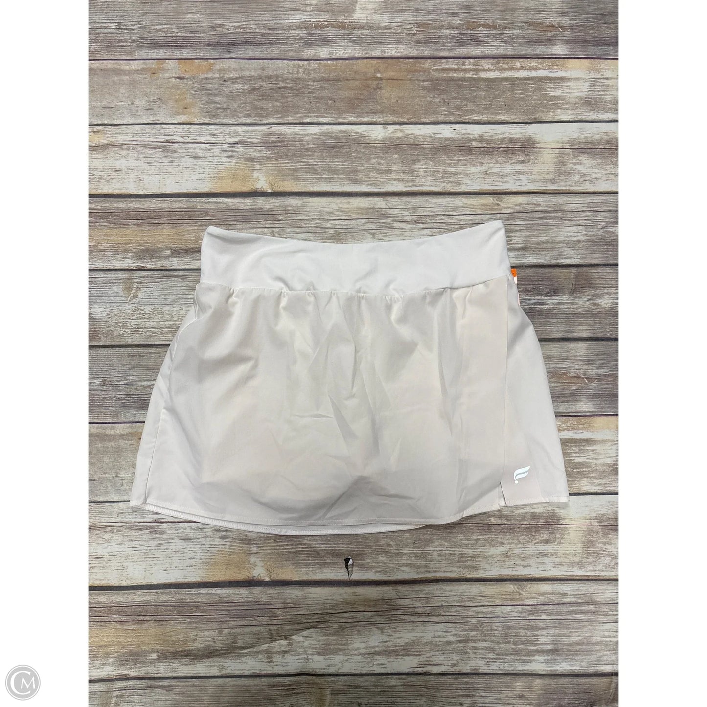 Athletic Skort By Fabletics In Cream, Size: Xl