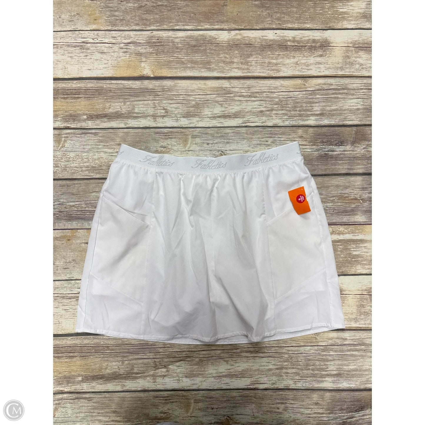 Athletic Skort By Fabletics In White, Size: L