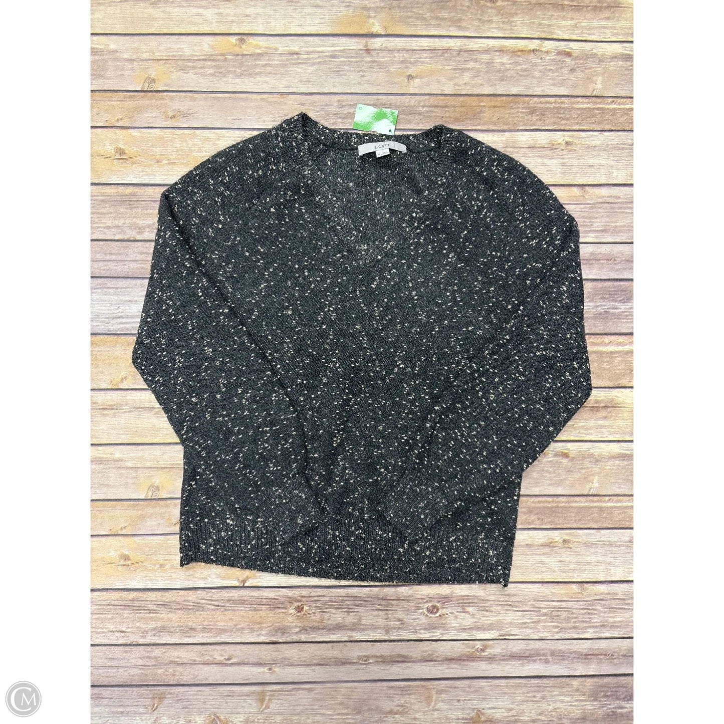 Sweater By Loft In Grey, Size: M