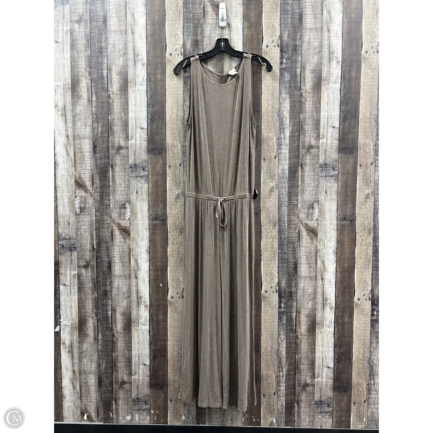 Jumpsuit By Chicos In Taupe, Size: S