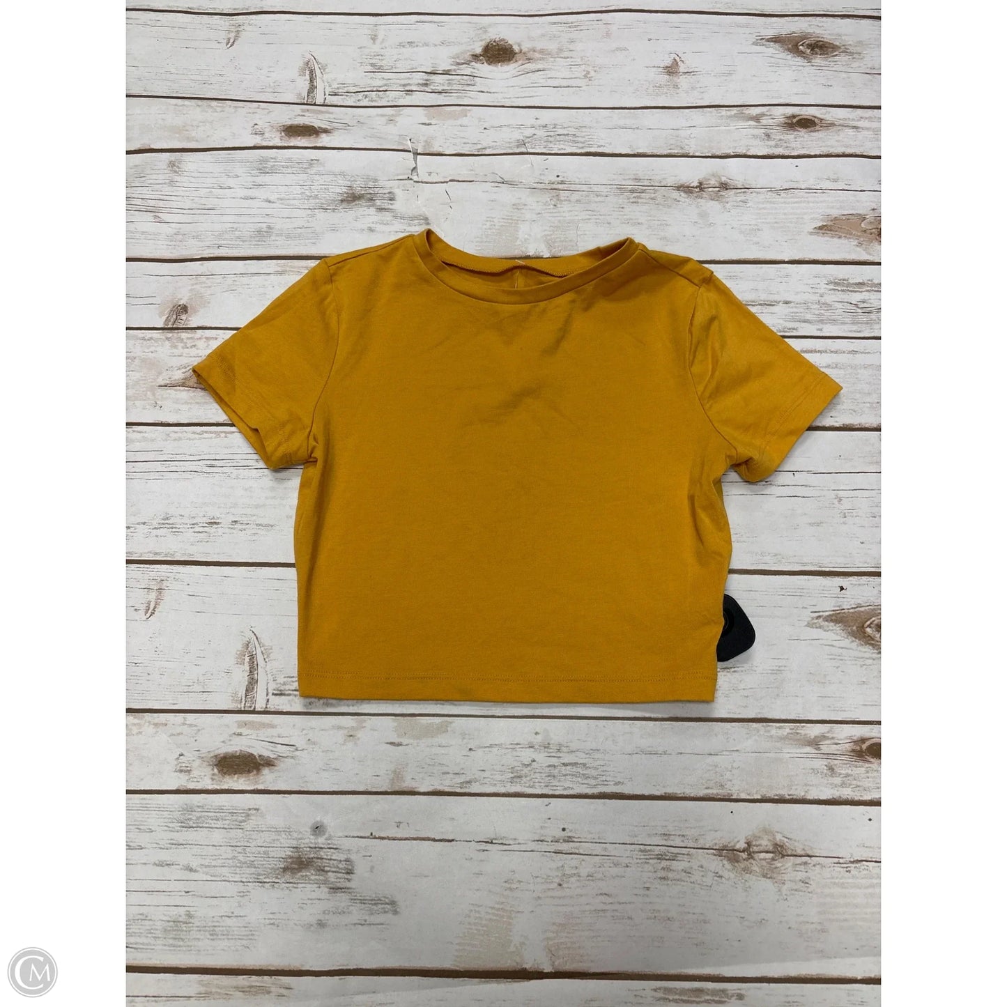 Top Short Sleeve By Wild Fable In Yellow, Size: S