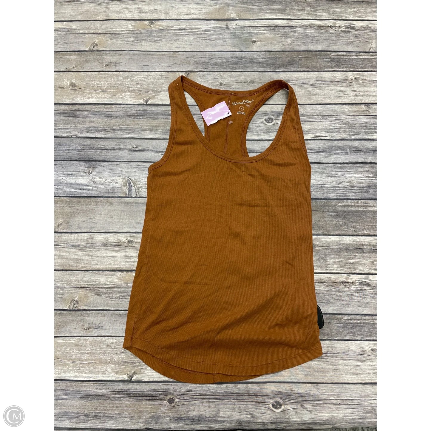 Top Sleeveless By Universal Thread In Orange, Size: S