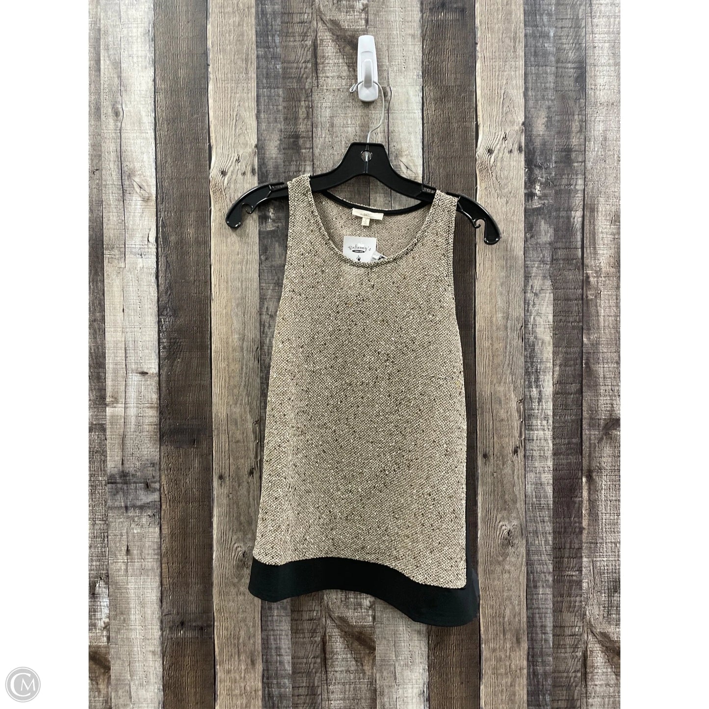 Top Sleeveless By Mystree In Beige, Size: S