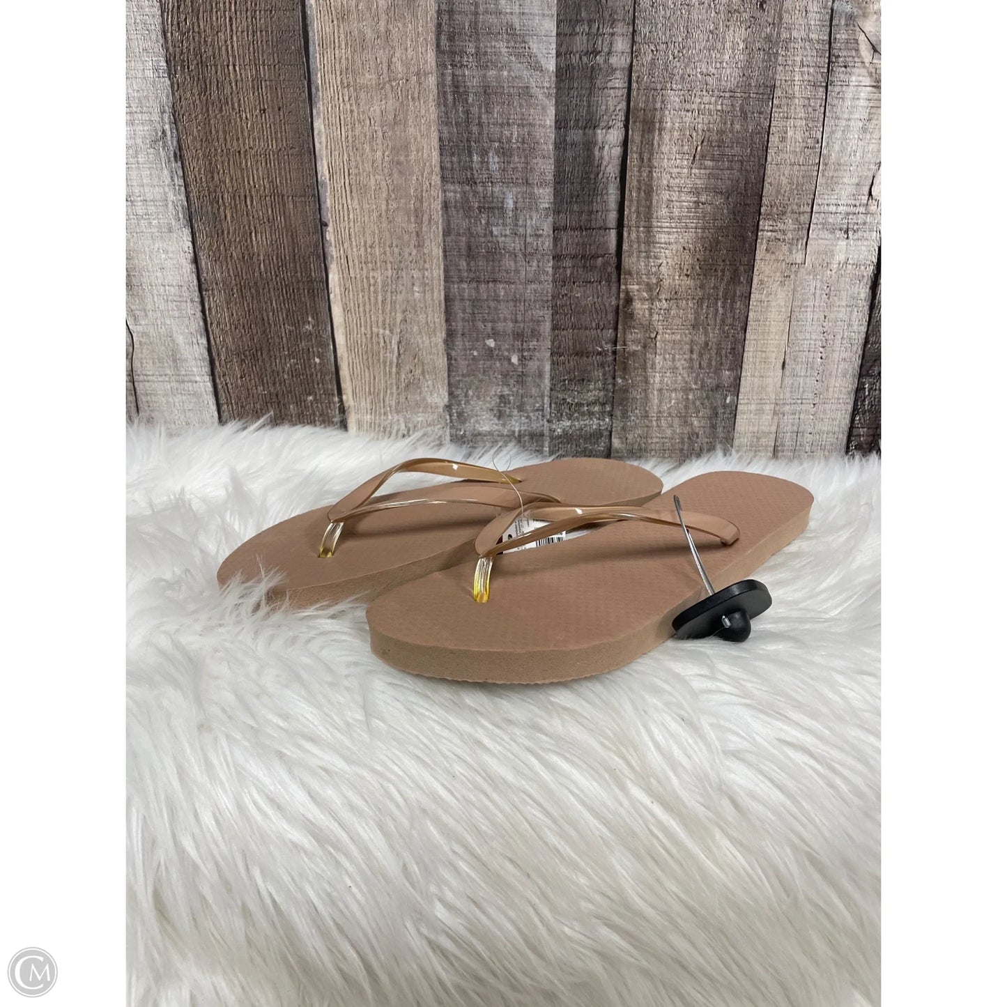 Sandals Flip Flops By Cmf In Tan, Size: 9