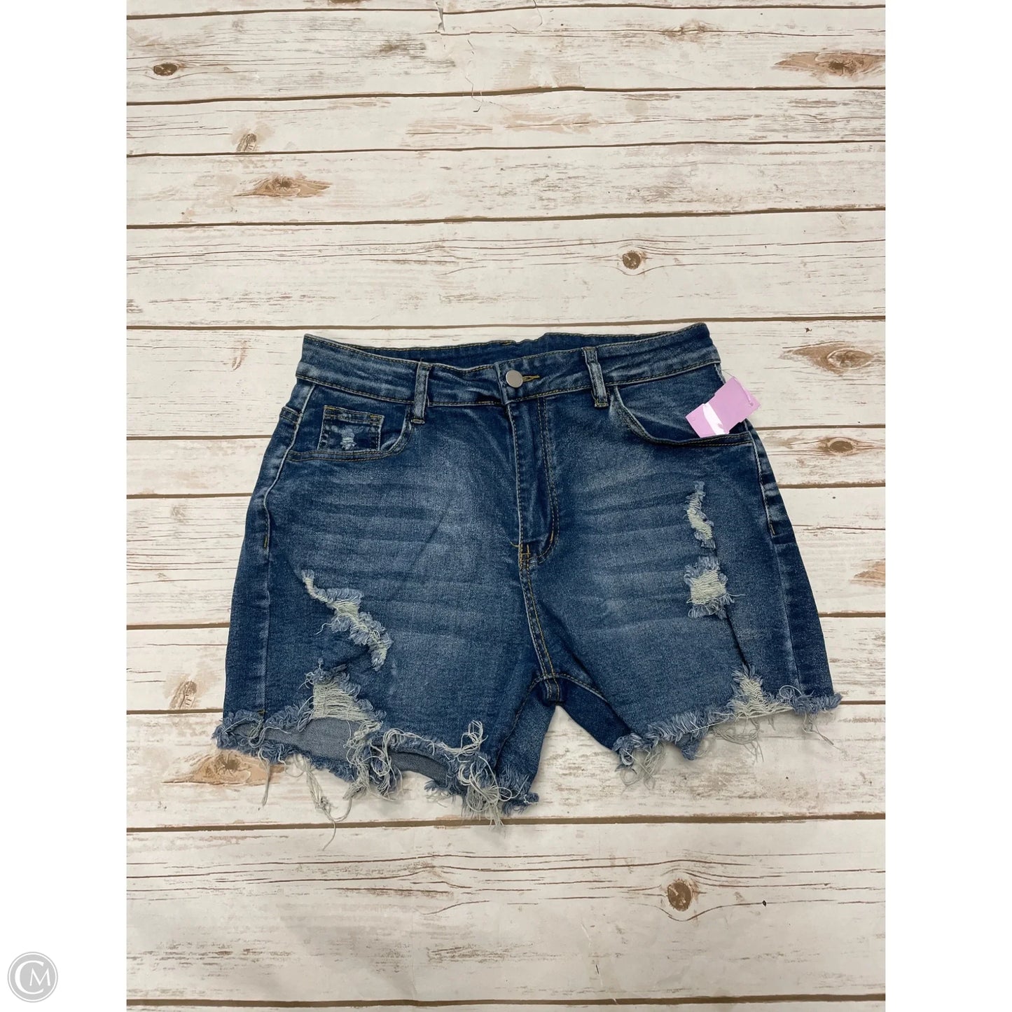 Shorts By Cmf In Blue Denim, Size: Xl