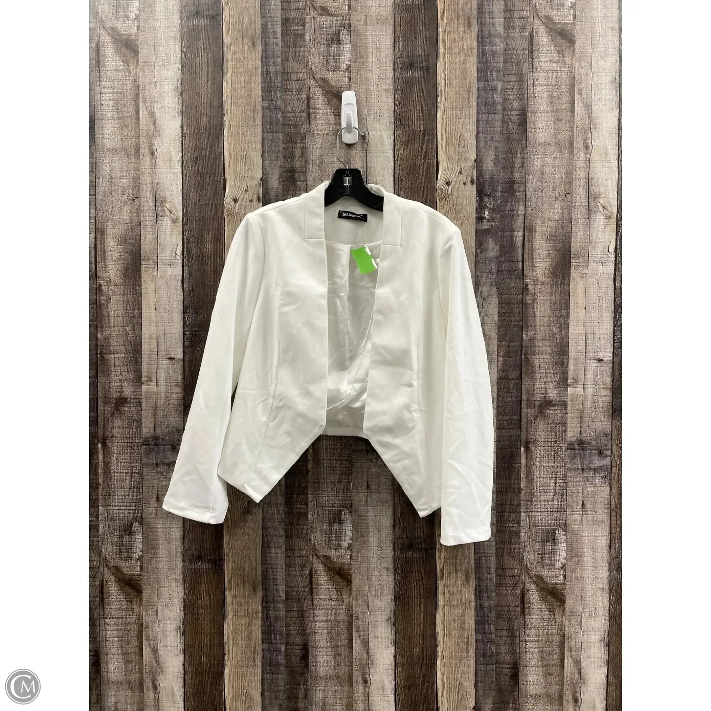Blazer By Allegra K In White, Size: L