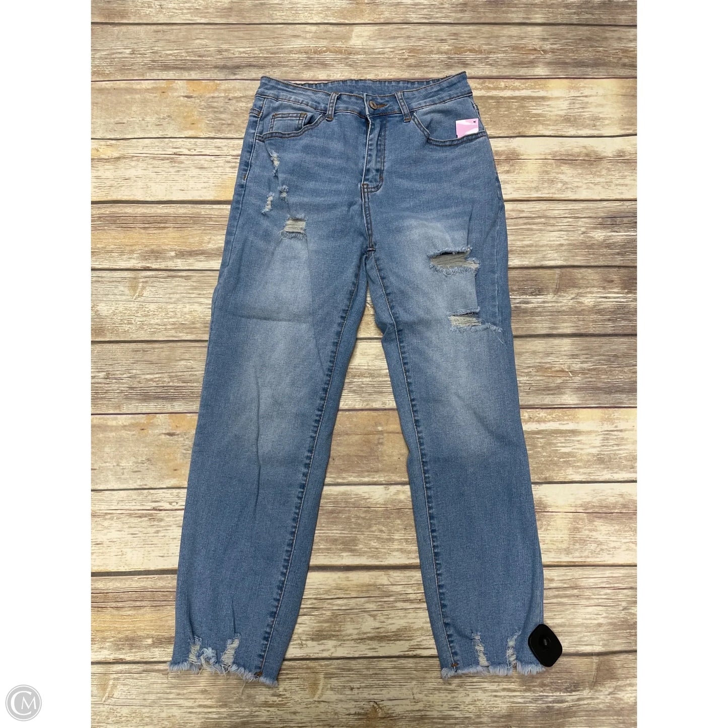 Jeans Straight By Cmf In Blue Denim, Size: 8