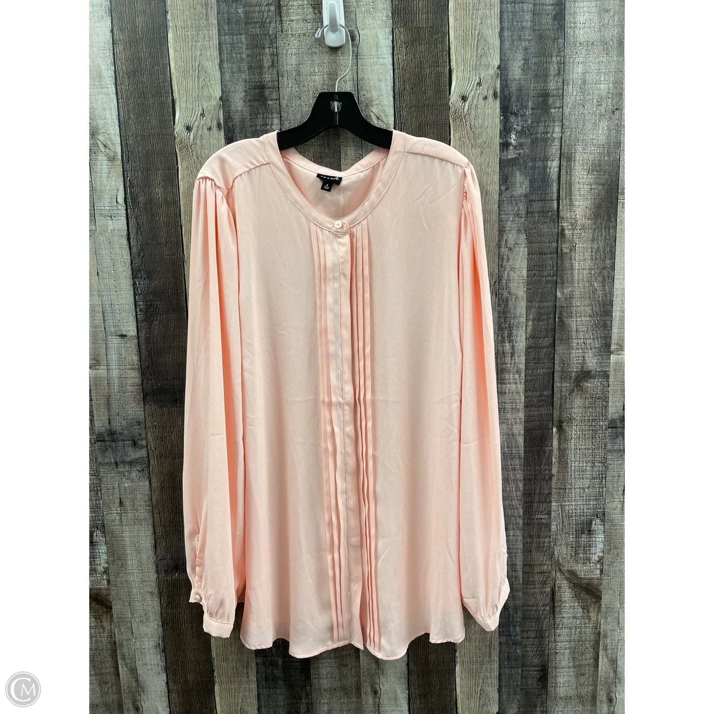 Top Long Sleeve By Torrid In Pink, Size: 4x