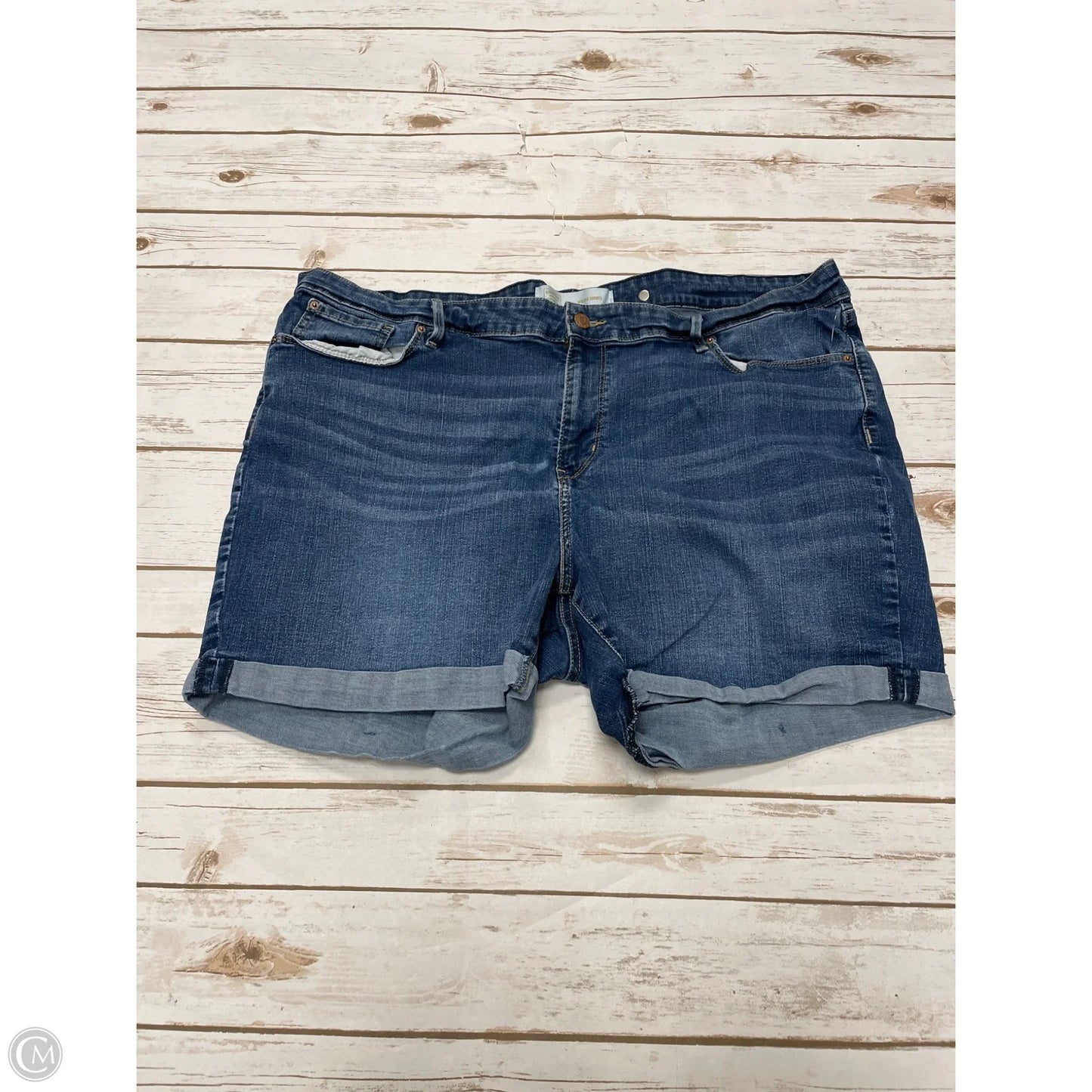 Shorts By Levis In Blue Denim, Size: 22