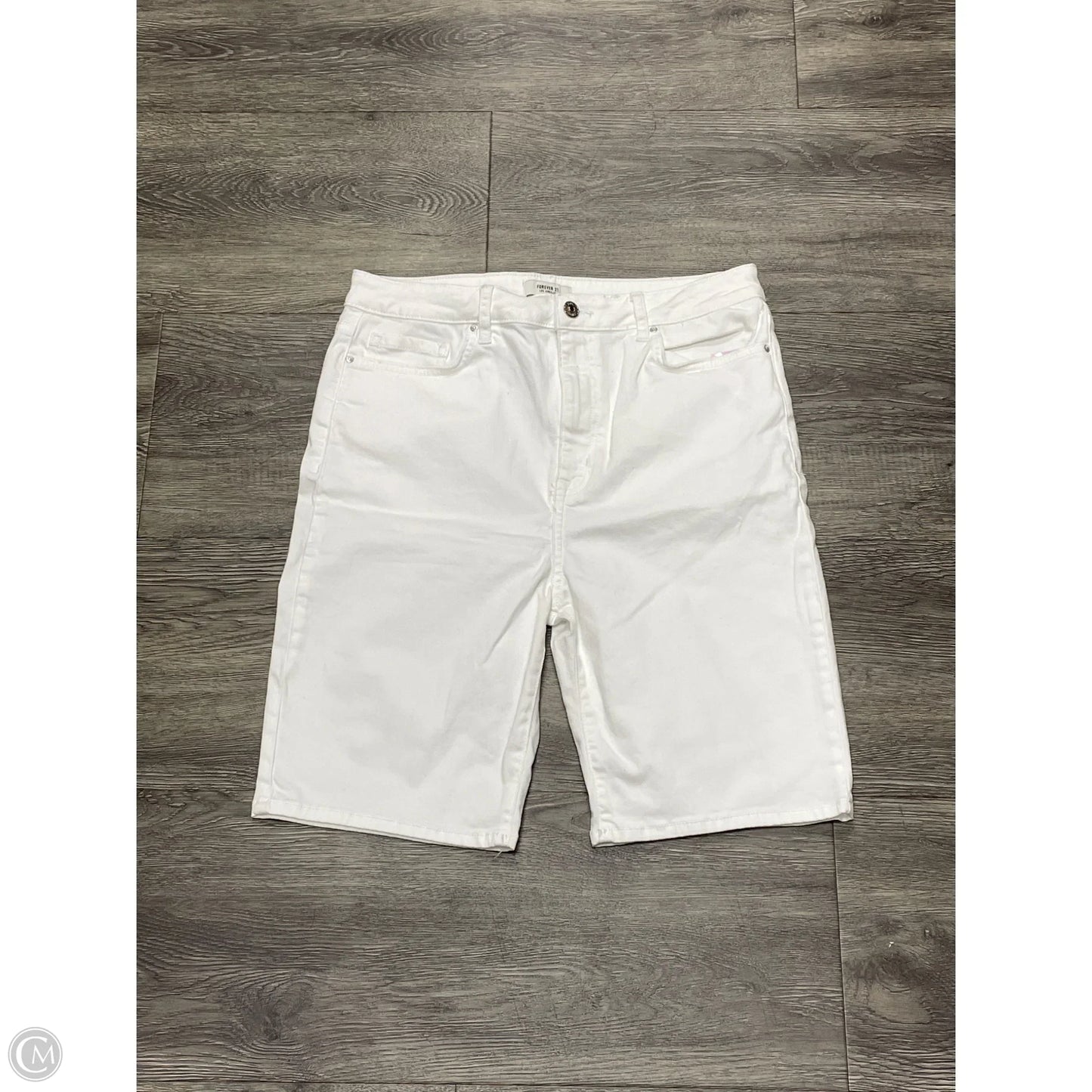 Shorts By Forever 21 In White, Size: 10
