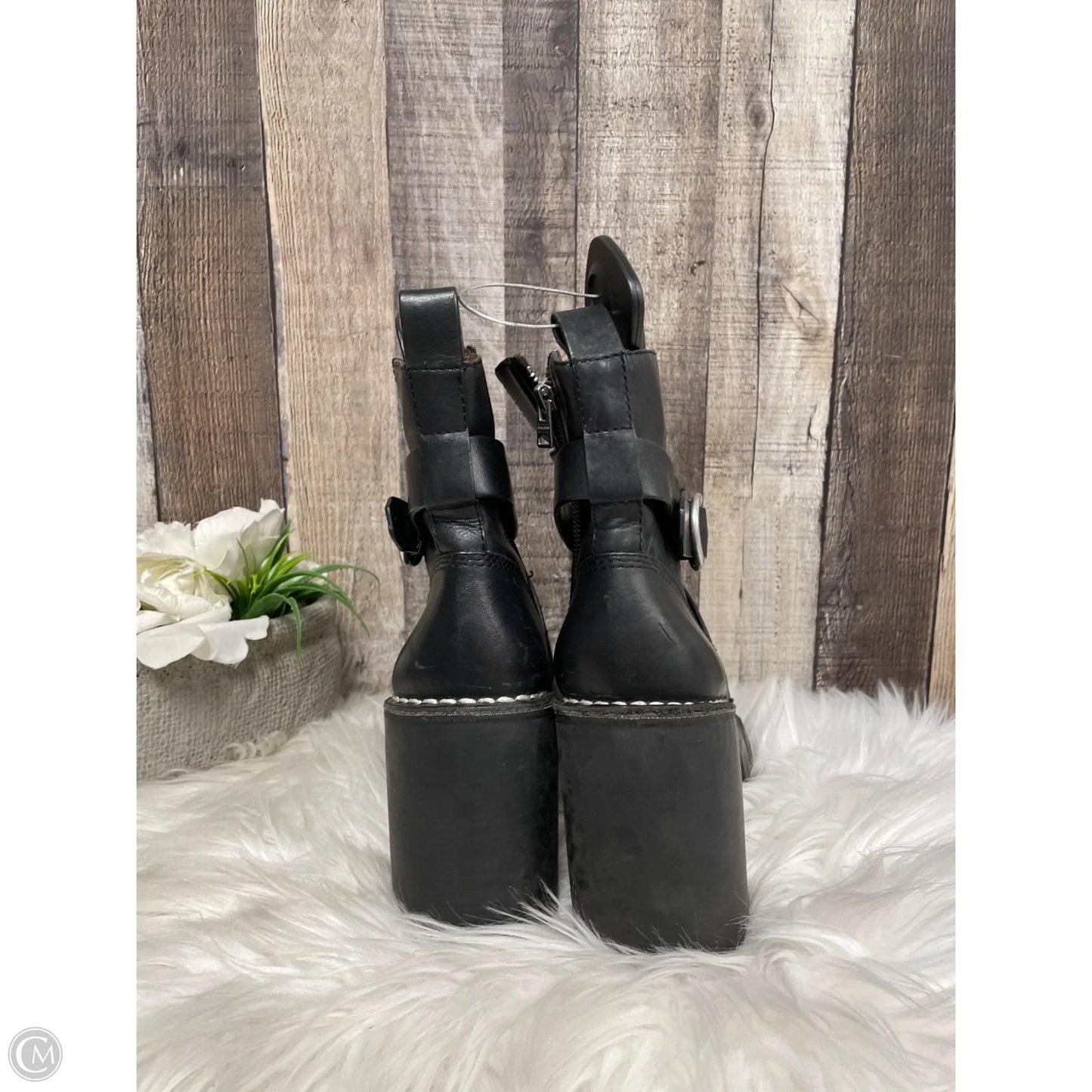 Boots Designer By All Saints In Black, Size: 10