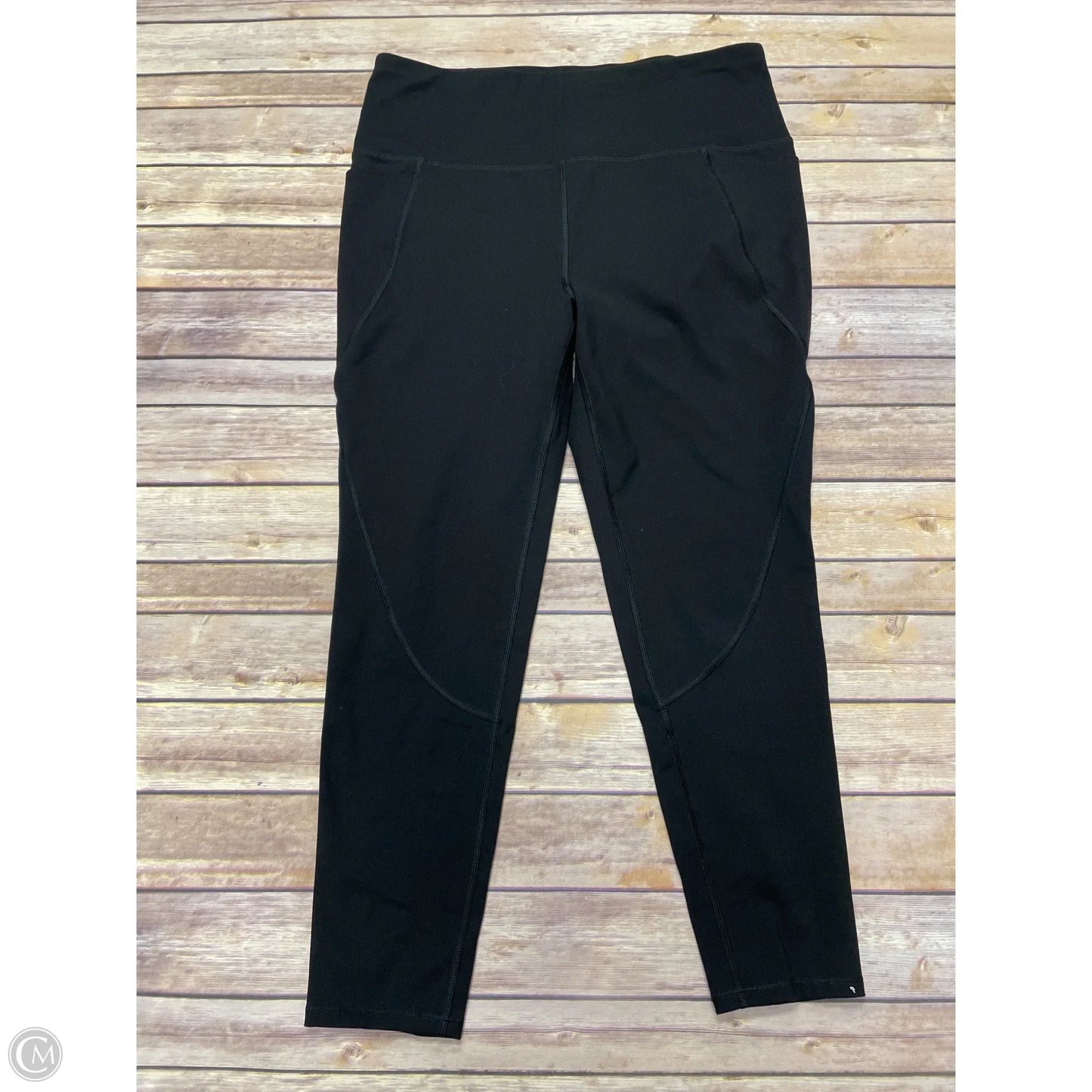 Athletic Leggings By Mta Sport In Black, Size: 1x