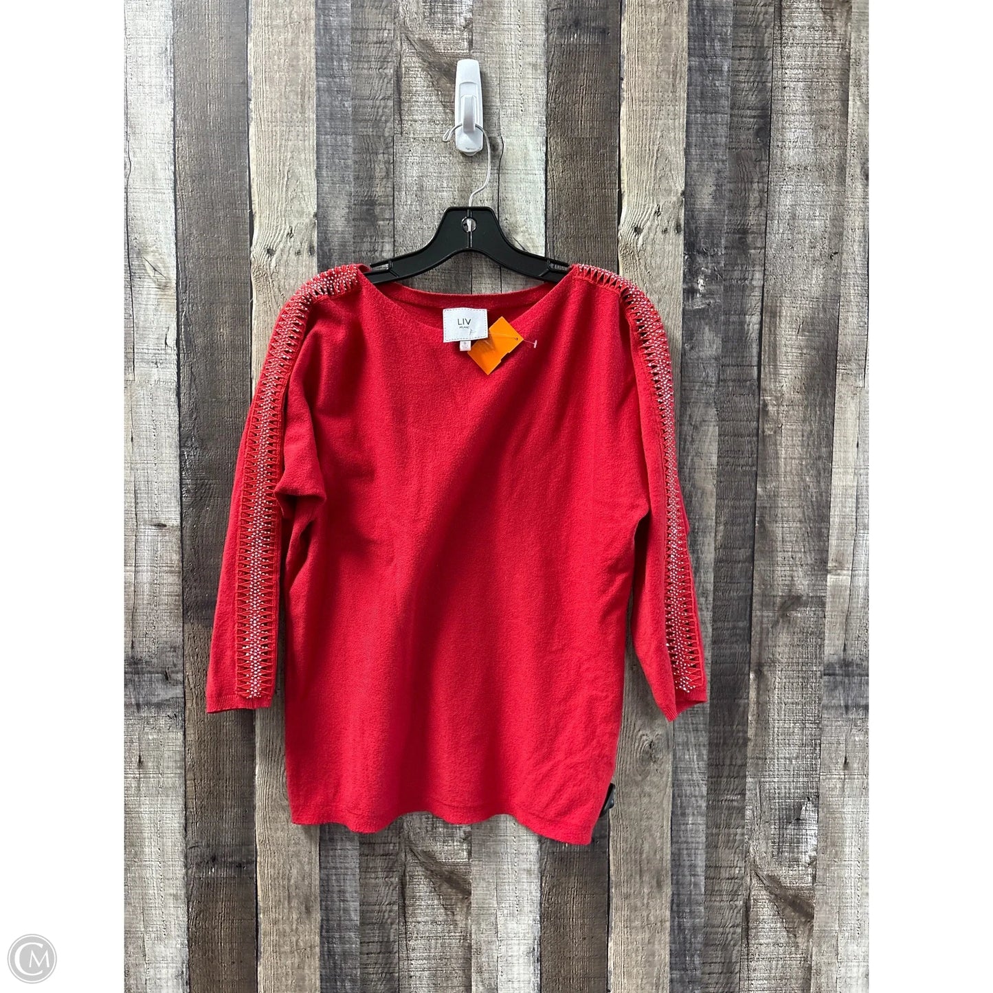 Sweater By Milano In Red, Size: S