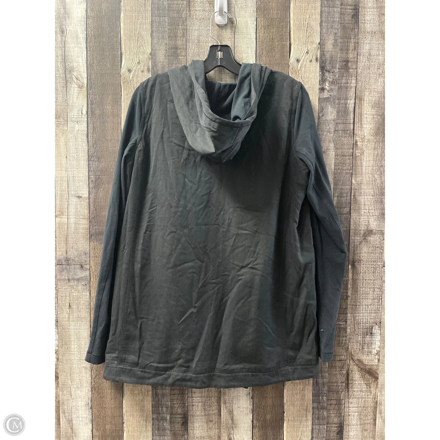 Athletic Jacket By Lululemon In Black, Size: 8