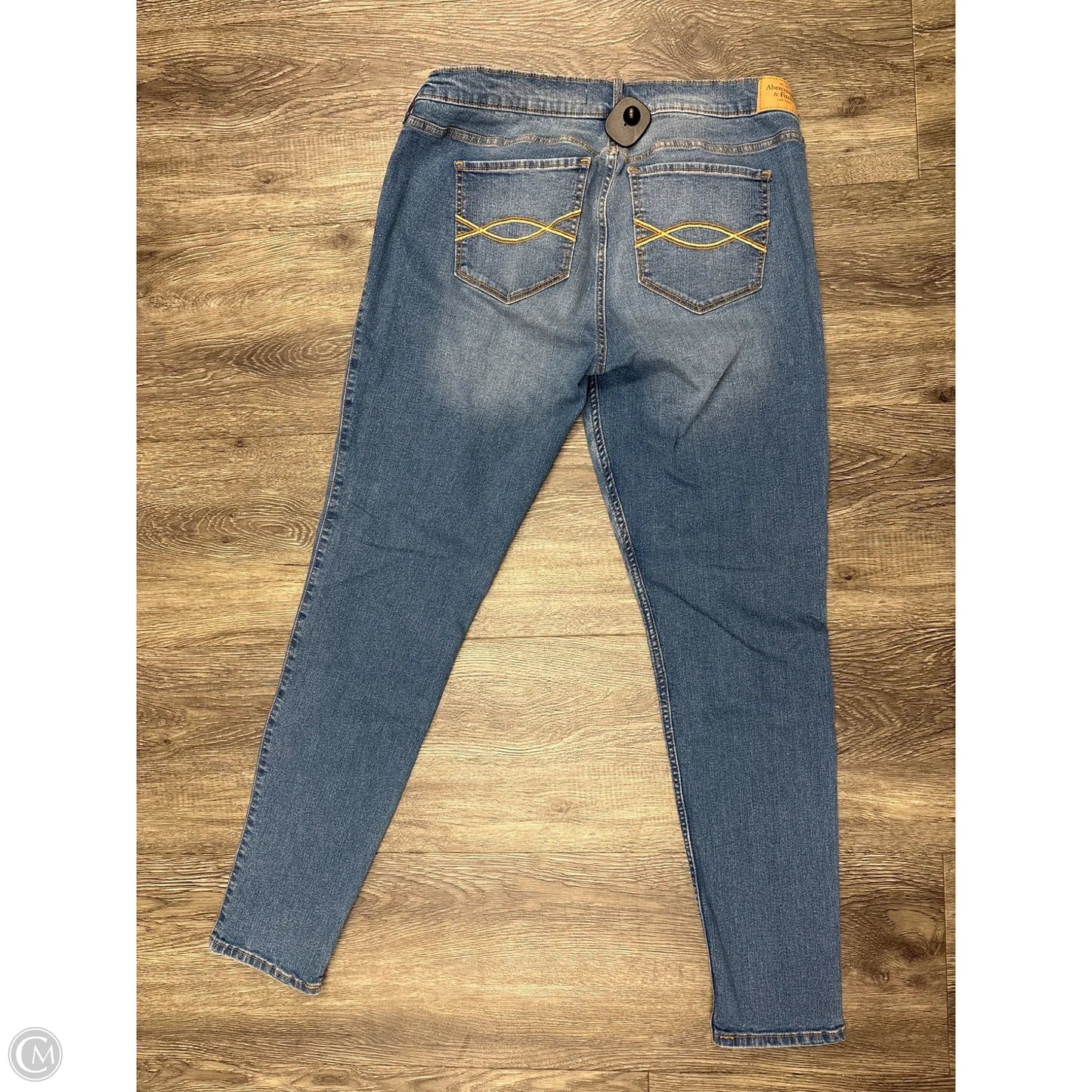 Jeans Skinny By Abercrombie And Fitch In Blue, Size: 12