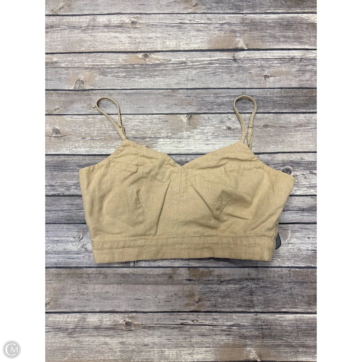 Top Sleeveless By Universal Thread In Tan, Size: Xs