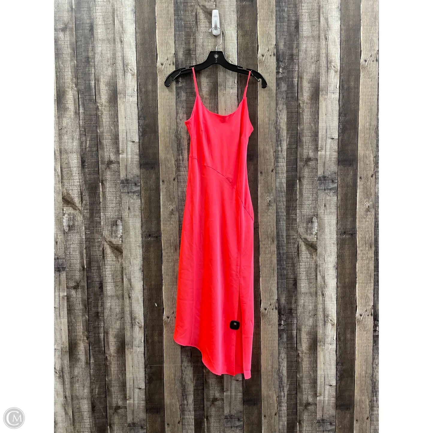 Dress Casual Midi By A New Day In Coral, Size: Xs