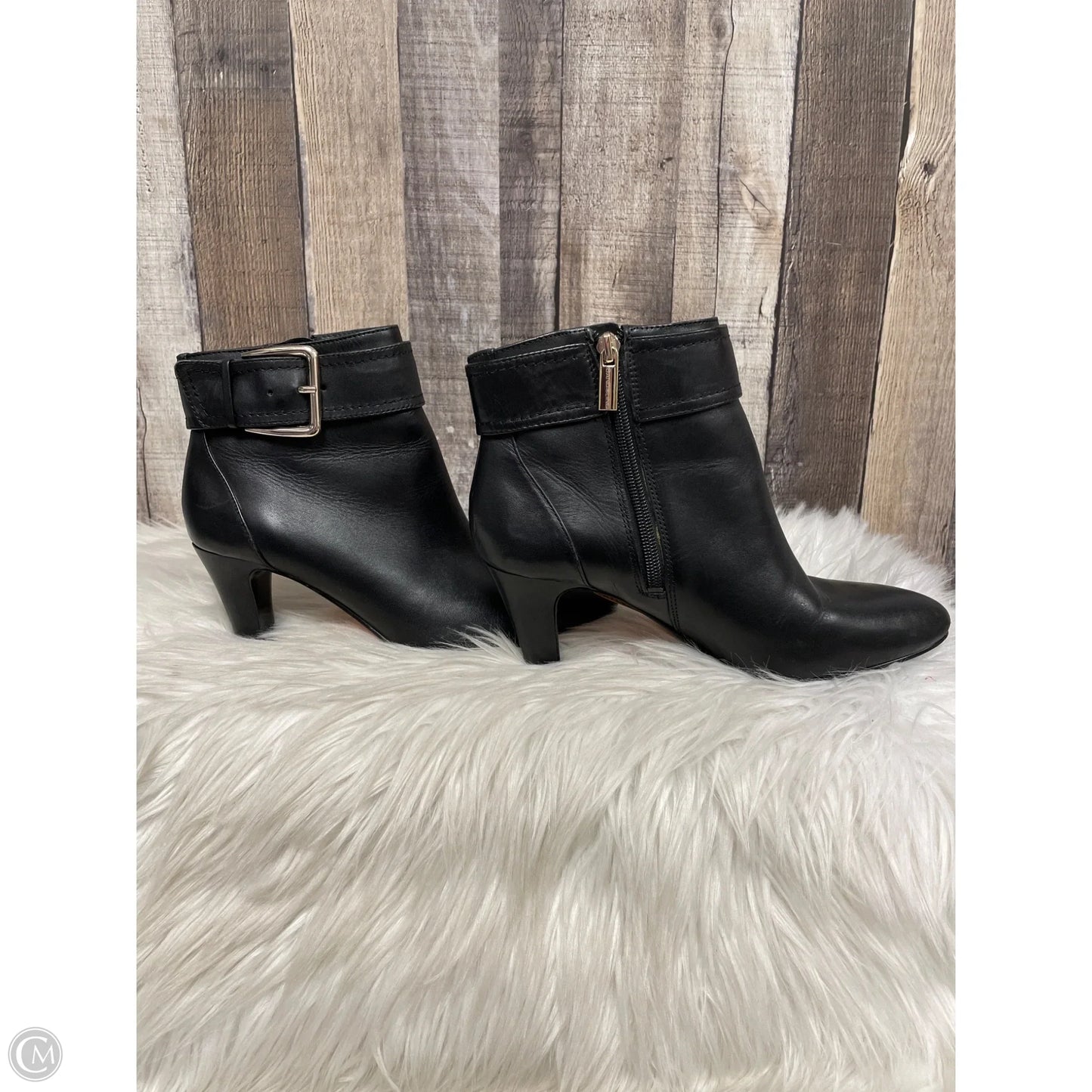 Boots Ankle Heels By Bandolino In Black, Size: 7