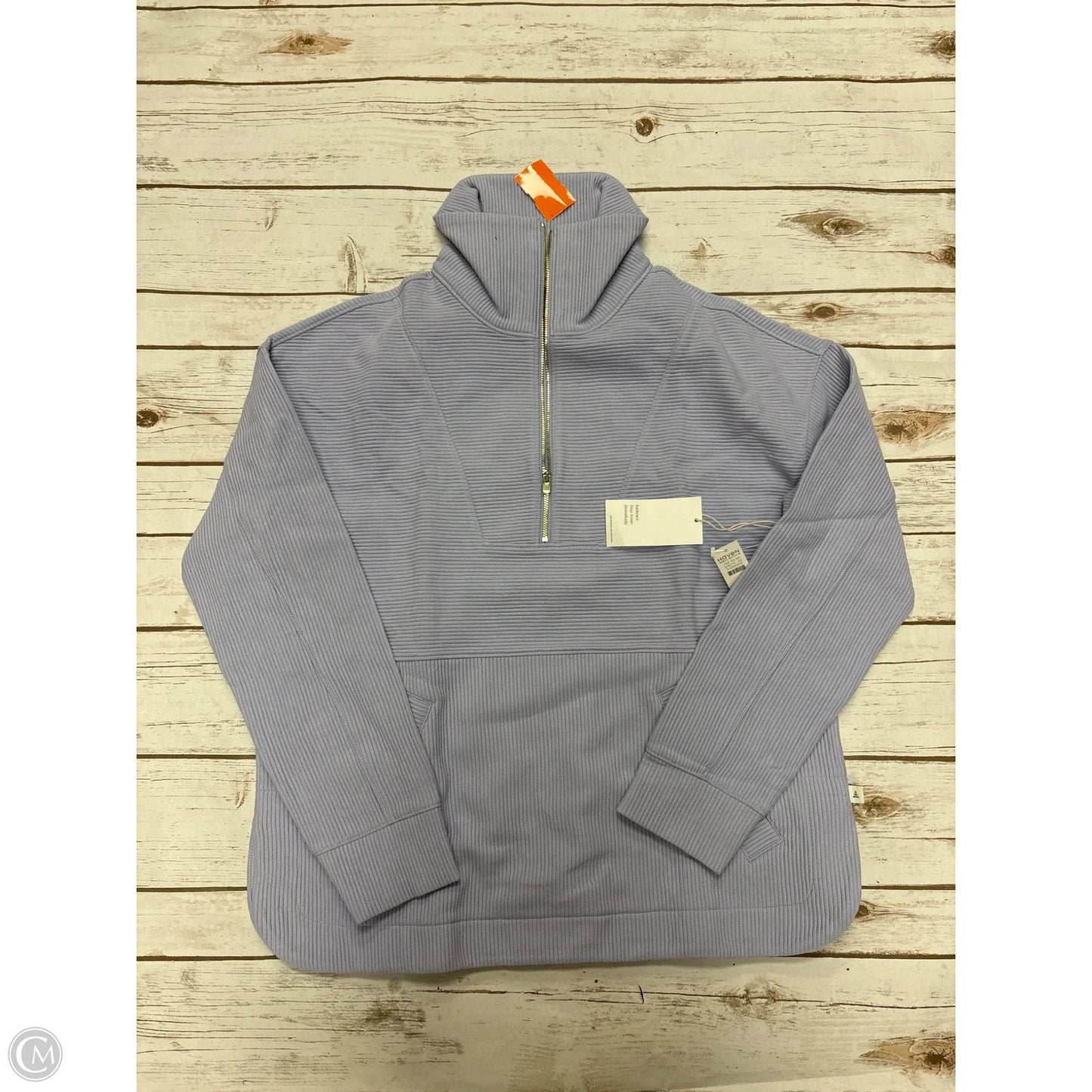 Sweatshirt Collar By Haven In Purple, Size: S