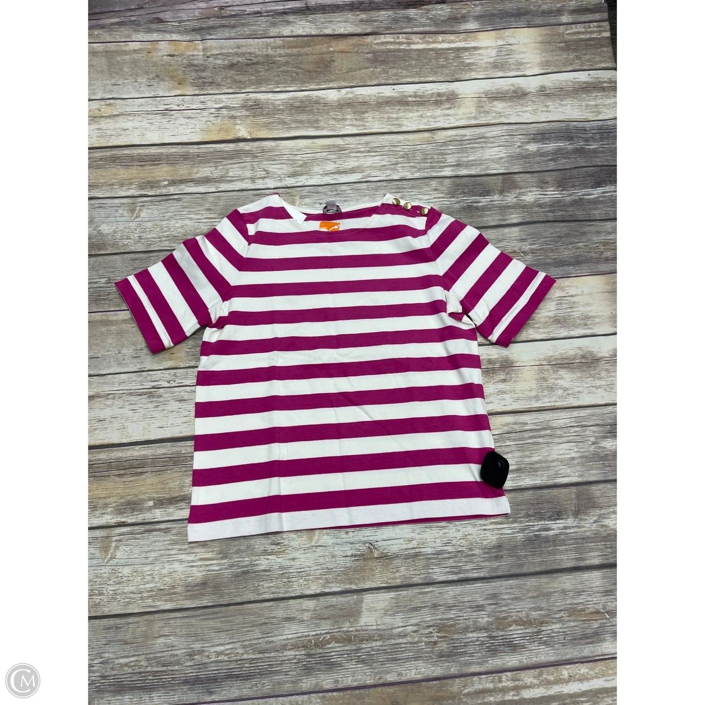Top Short Sleeve By J. Crew In Striped Pattern, Size: Xs