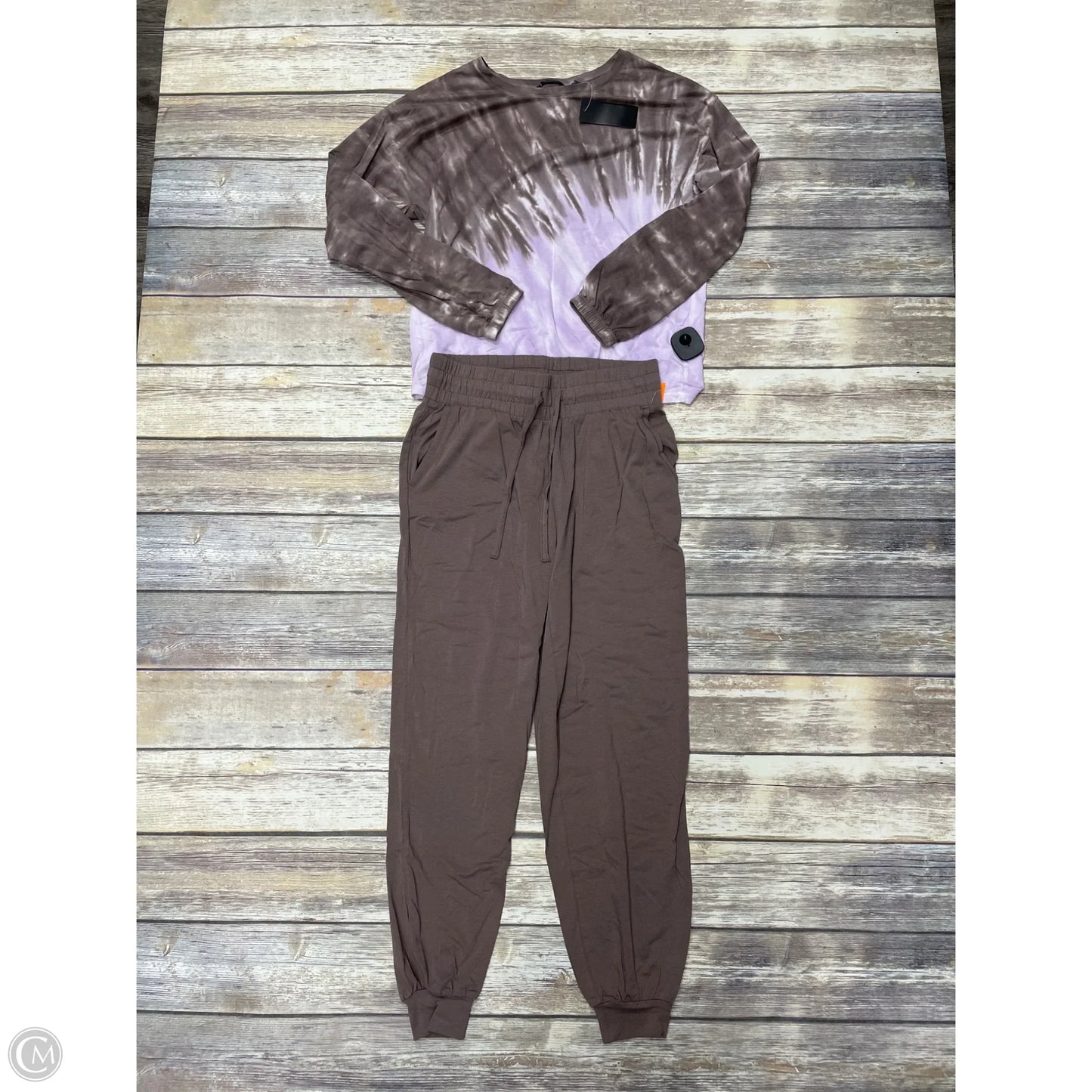 Pants Set 2pc By Any Body In Tie Dye Print, Size: Xxs