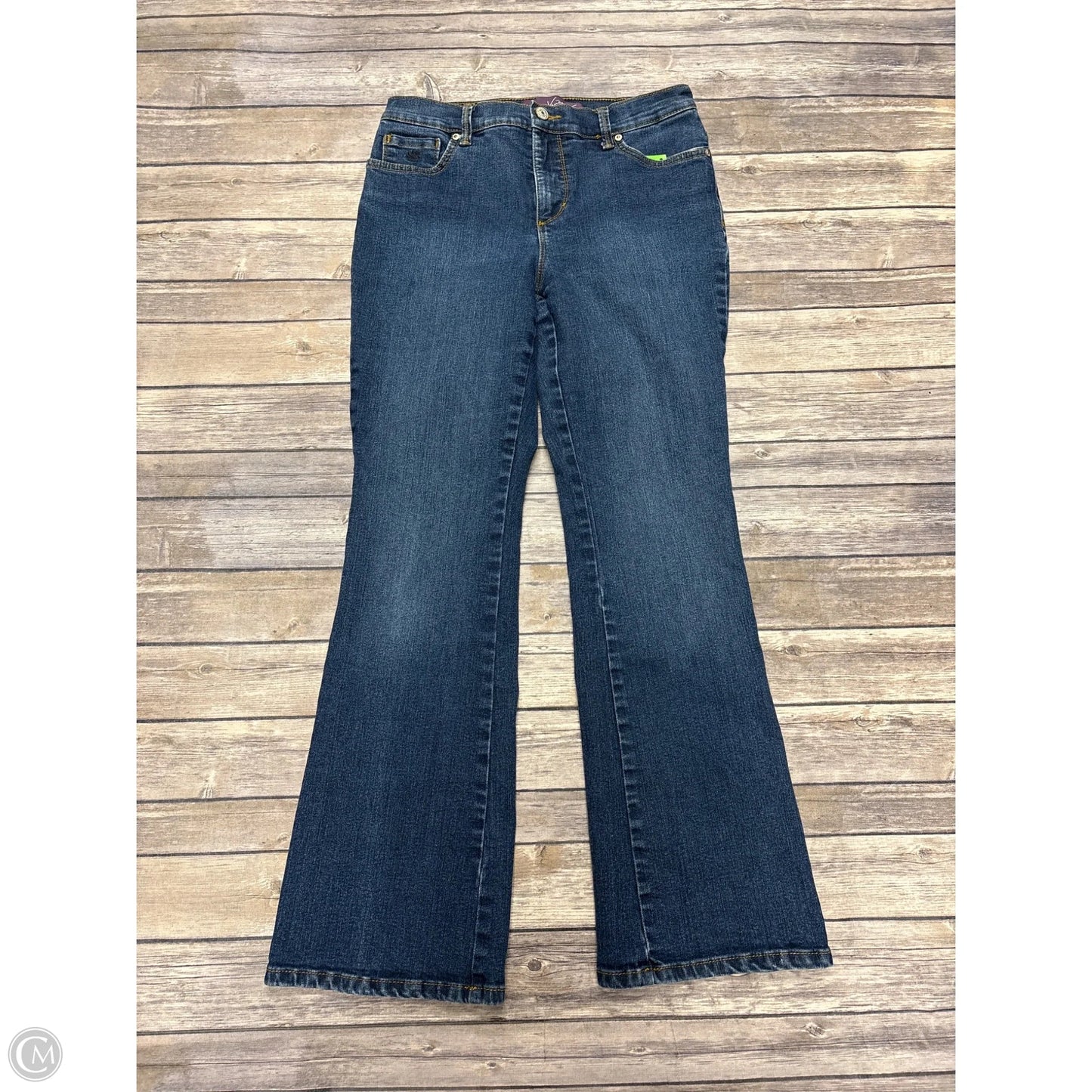 Jeans Flared By Gloria Vanderbilt In Blue, Size: 6