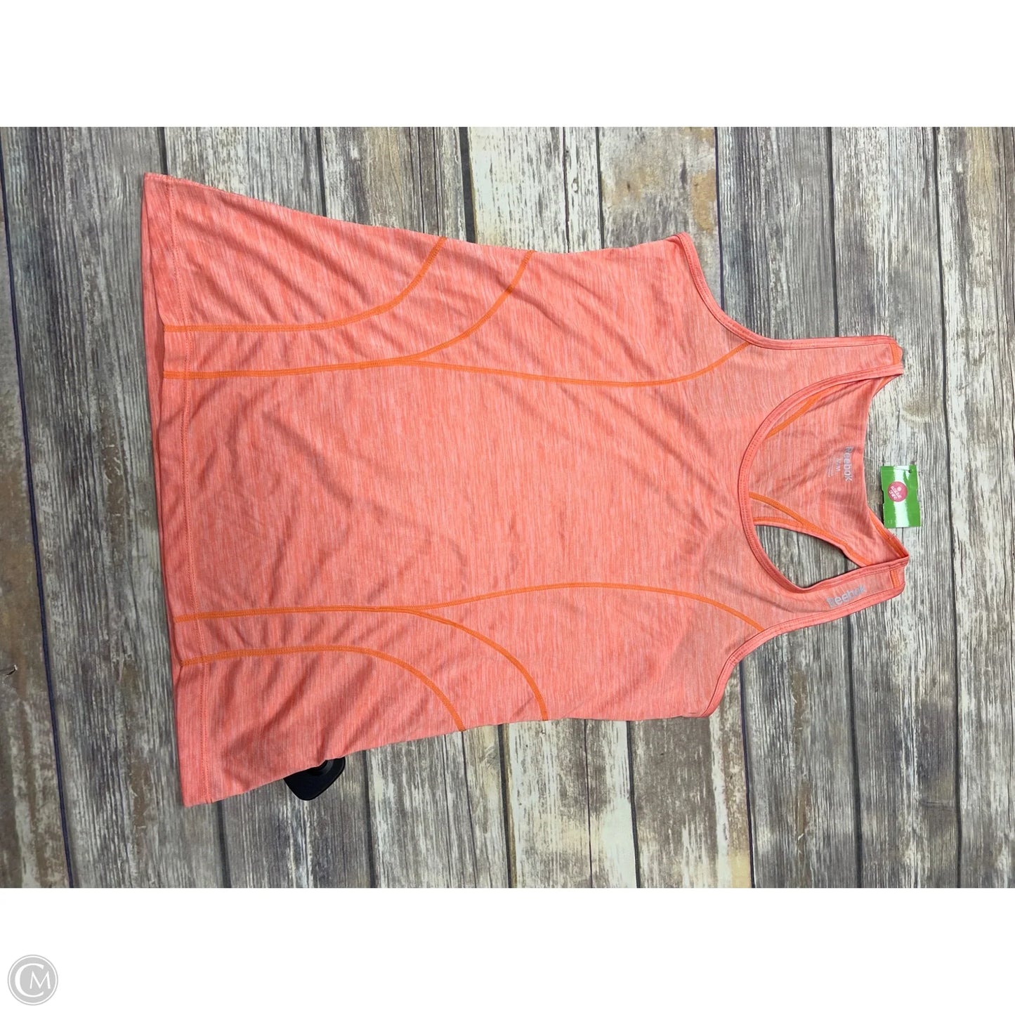 Athletic Tank Top By Reebok In Orange, Size: M