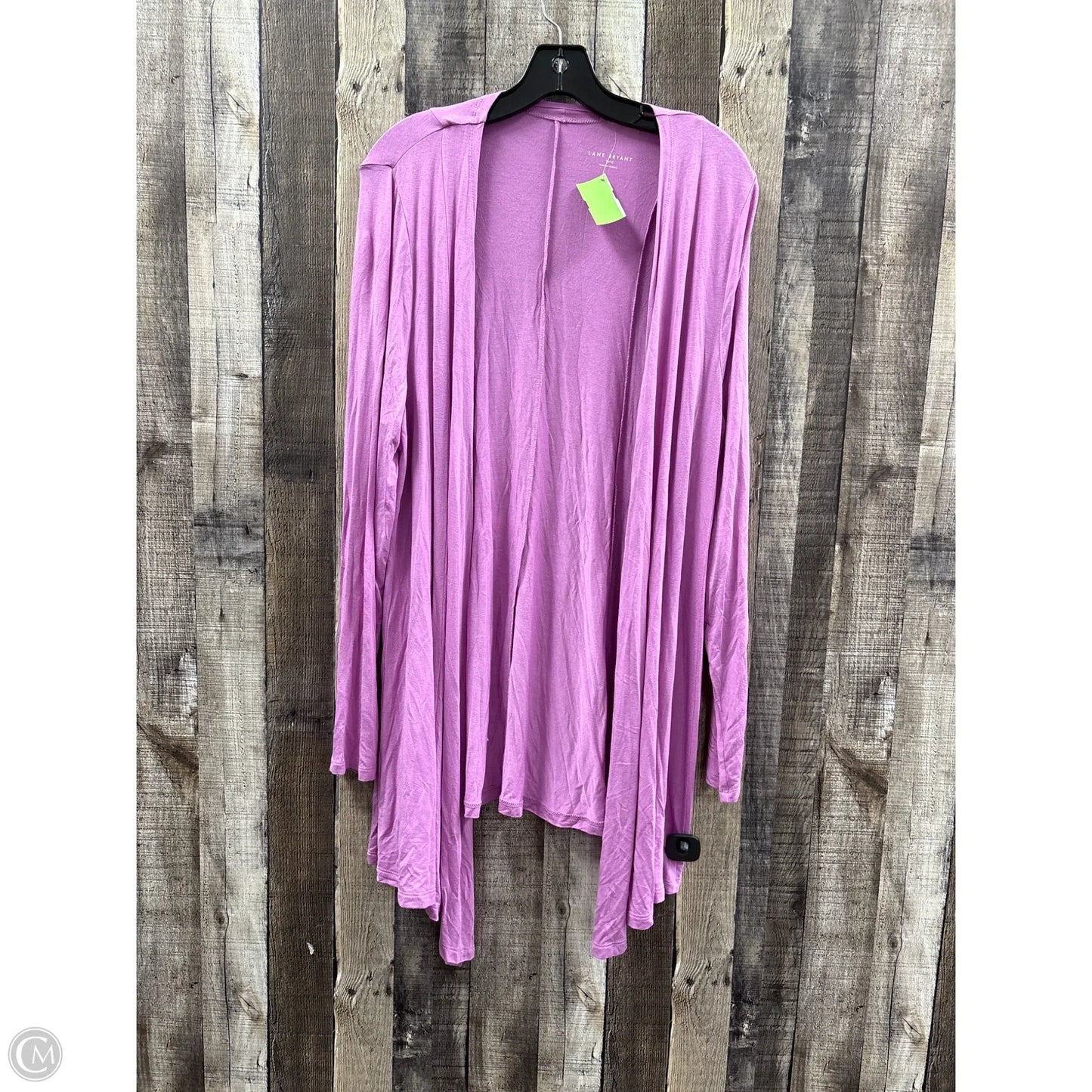 Cardigan By Lane Bryant In Purple, Size: 14