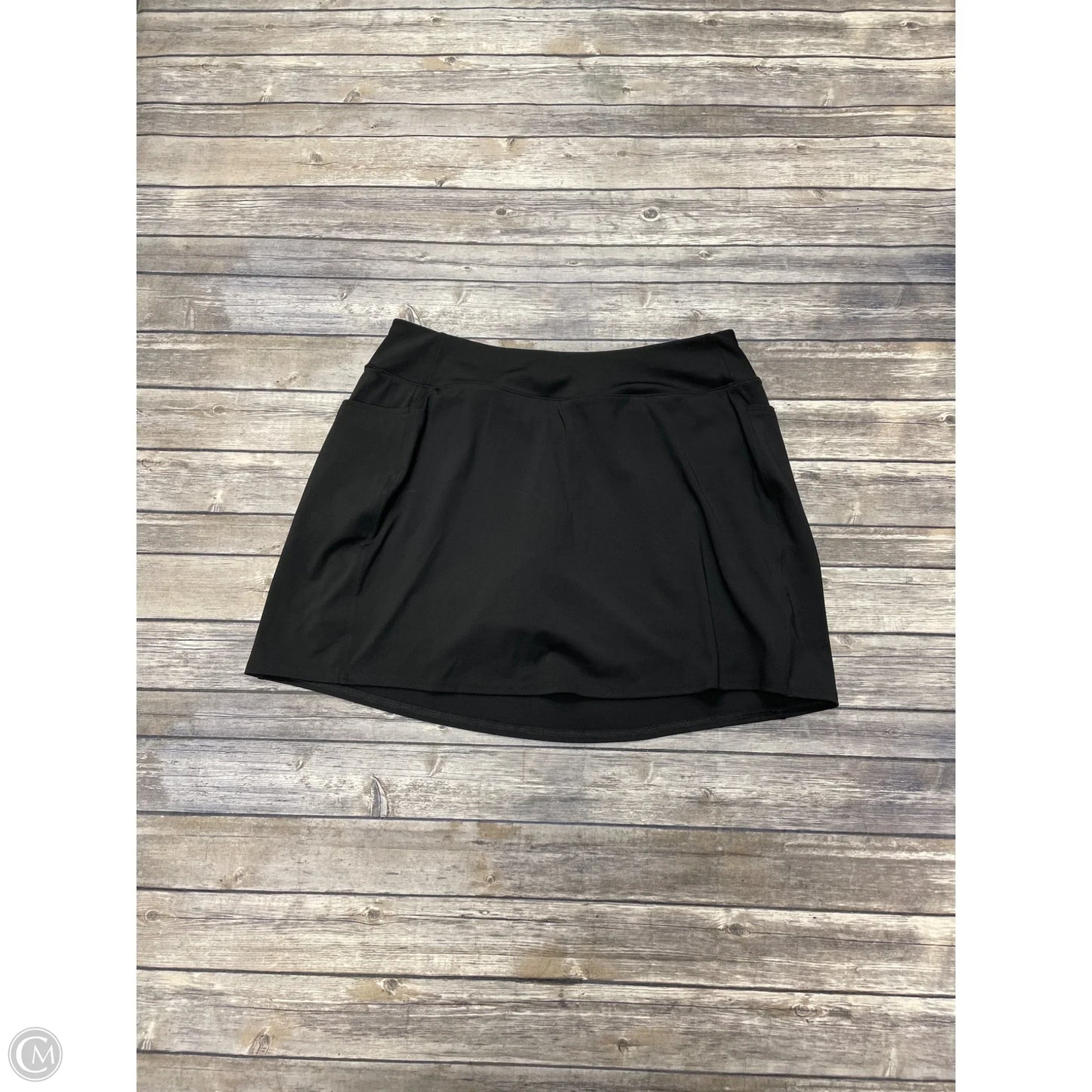 Athletic Skort By Tek Gear In Black, Size: Xxl