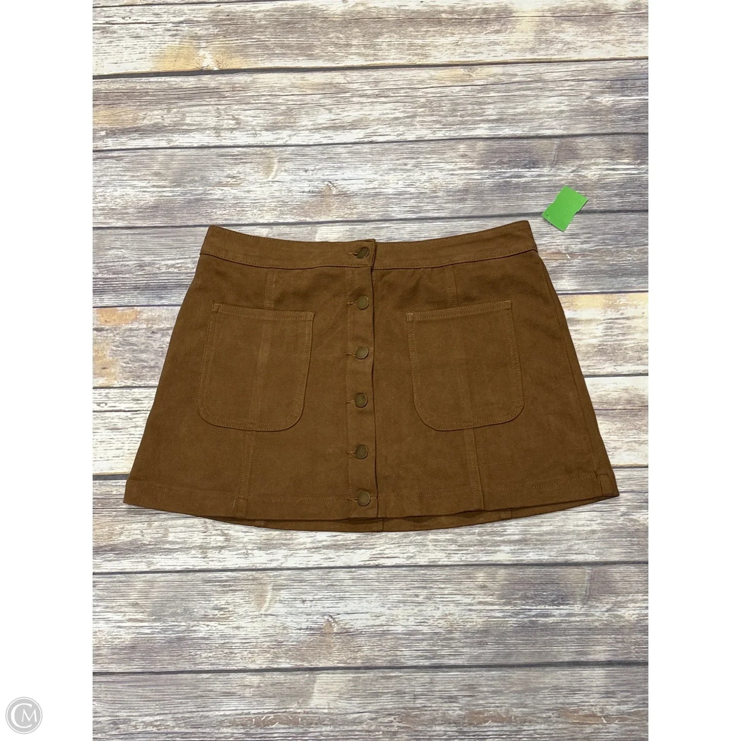 Skirt Mini & Short By Altard State In Brown, Size: L