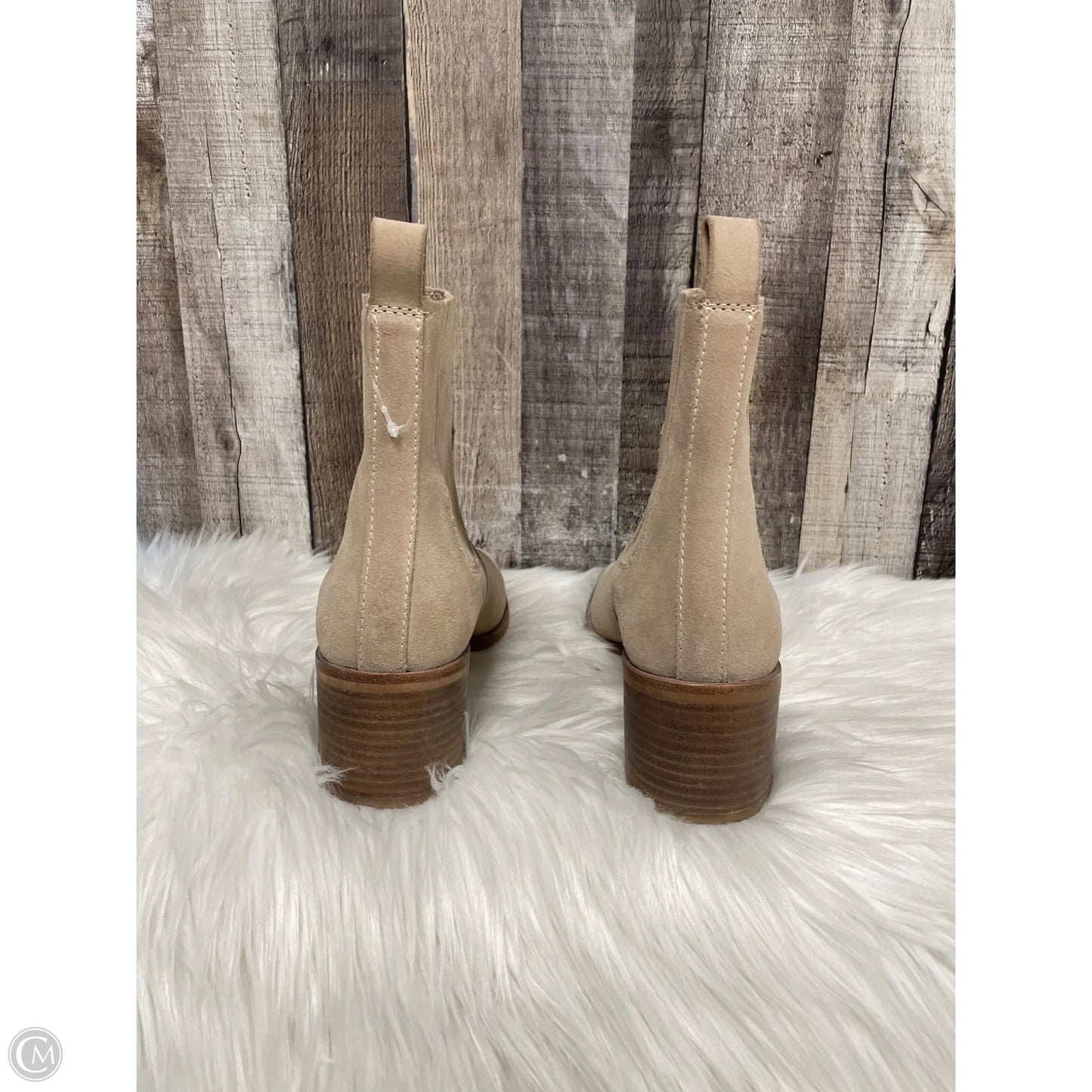 Boots Ankle Heels By Dolce Vita In Tan, Size: 9