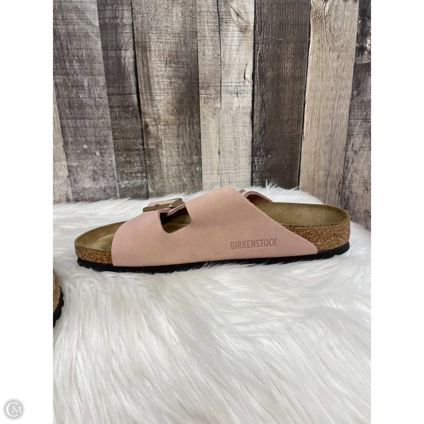 Sandals Flats By Birkenstock In Pink, Size: 7