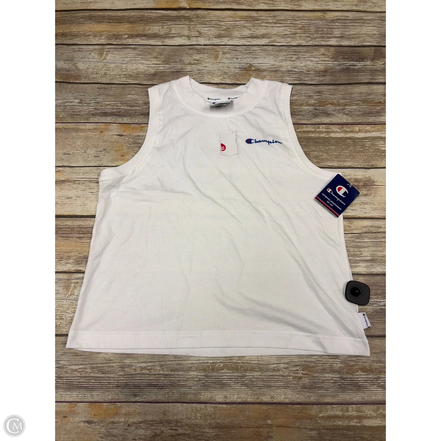 Athletic Tank Top By Champion In White, Size: L
