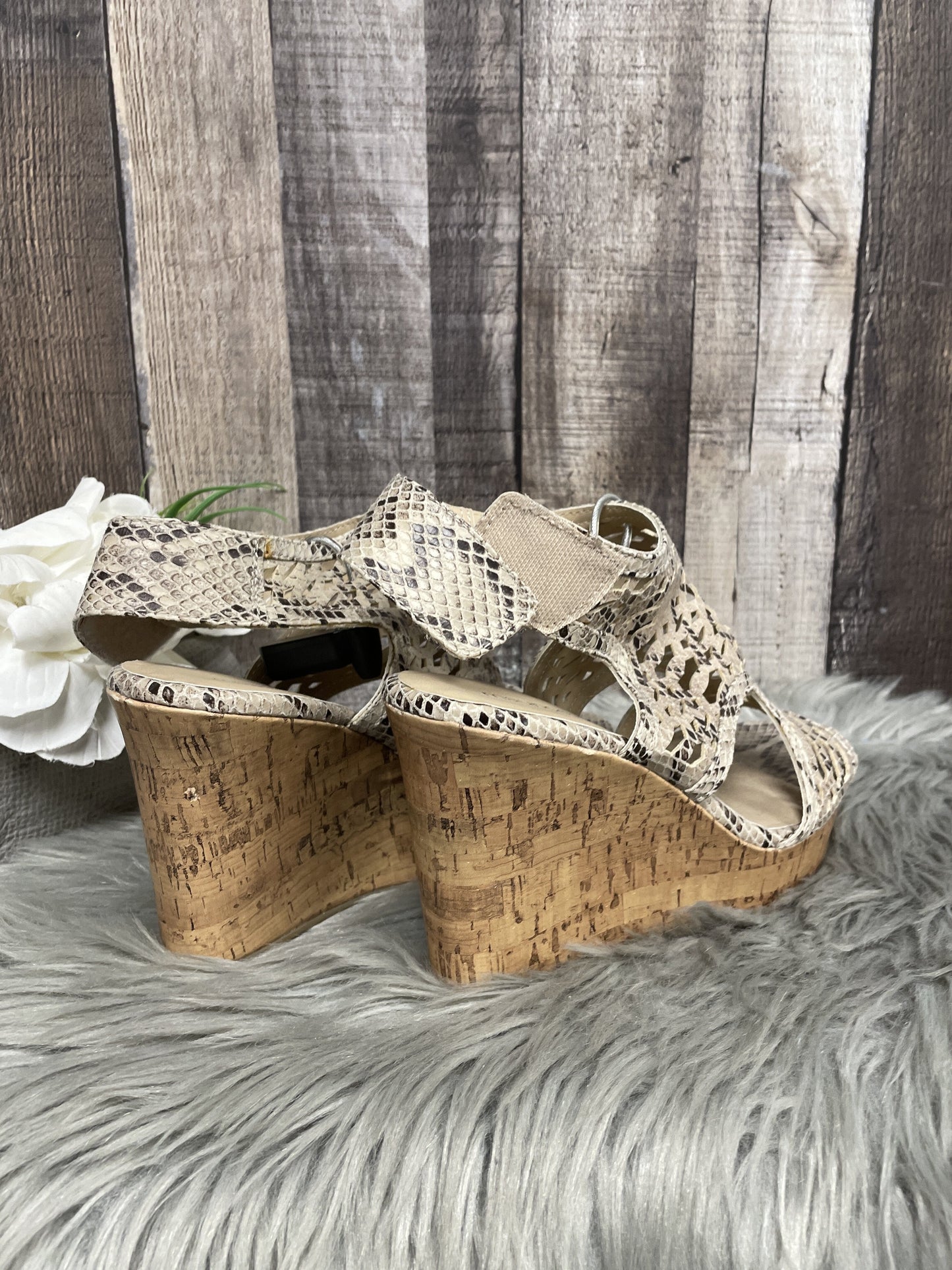 Sandals Heels Wedge By Maurices Size: 7