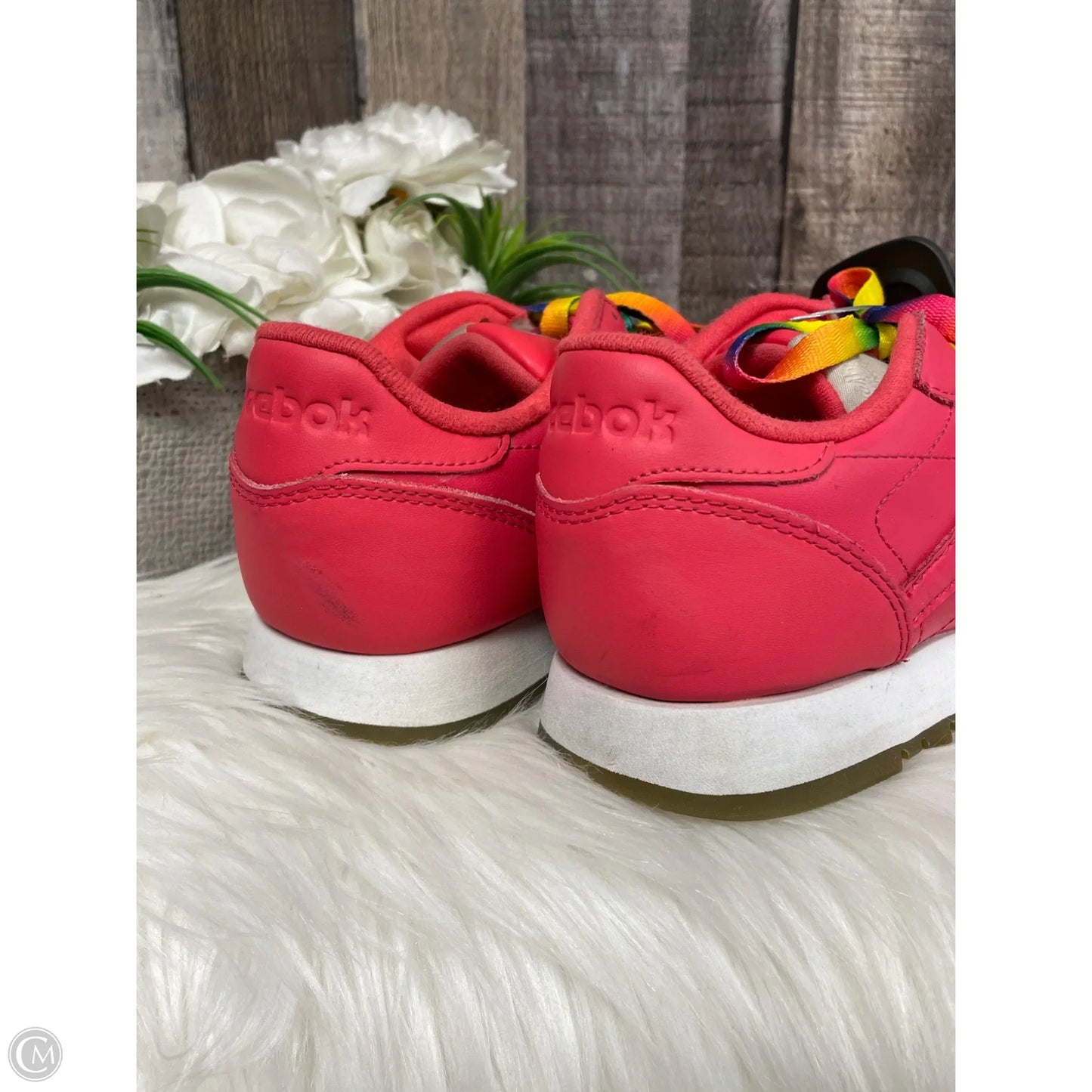 Shoes Sneakers By Reebok In Pink, Size: 8