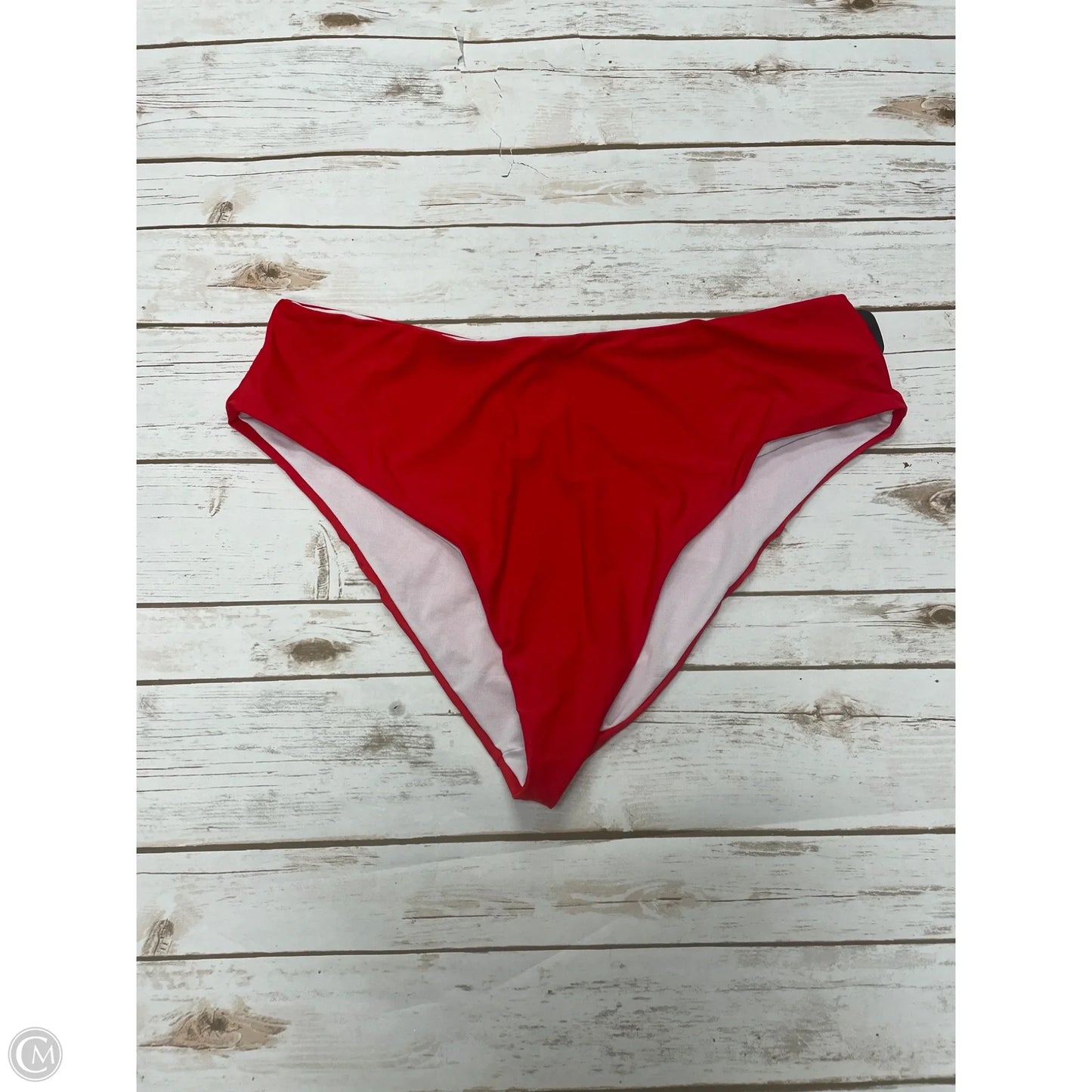Swimsuit 2pc By Boohoo Boutique In Red, Size: 16