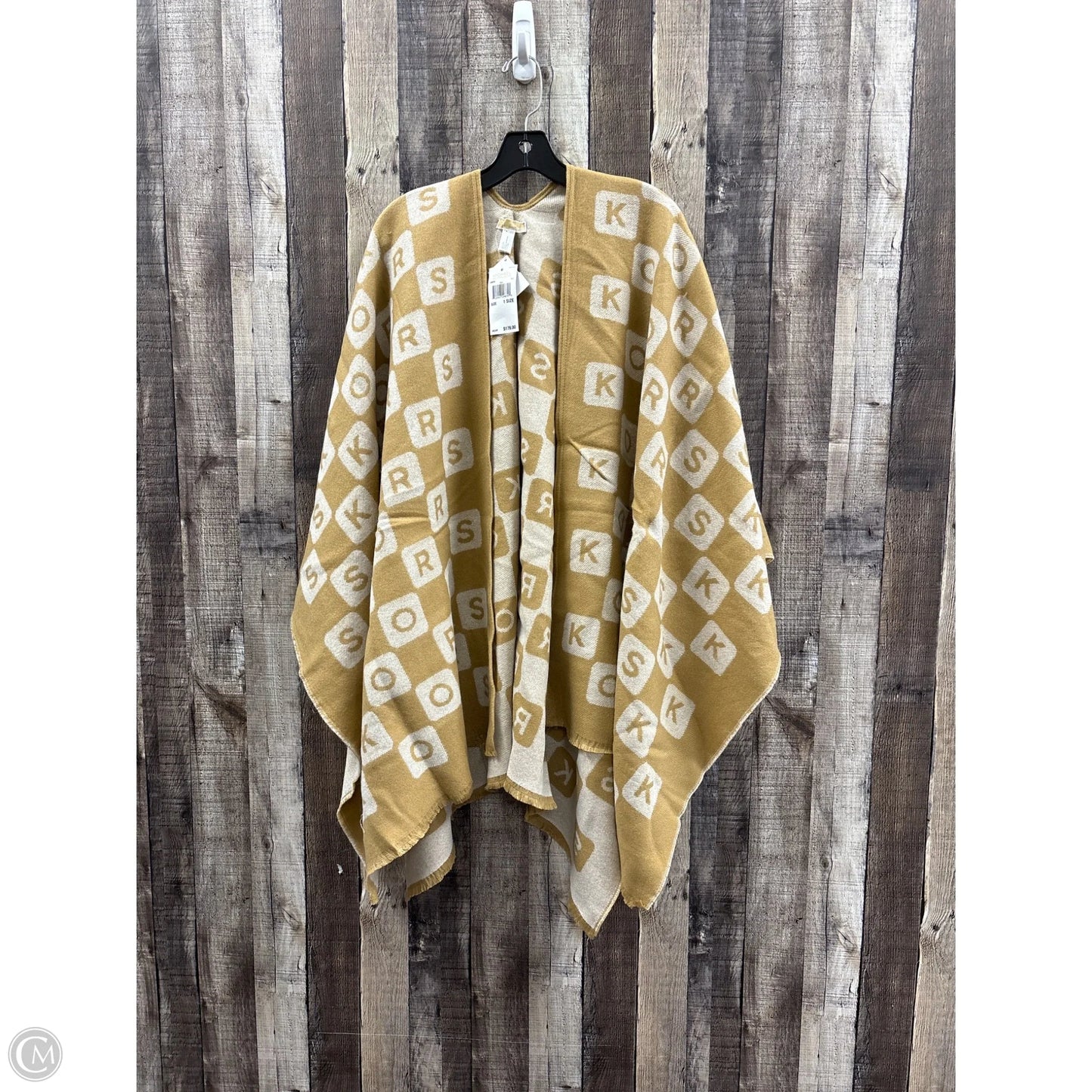 Shawl Designer By Michael Kors In Tan