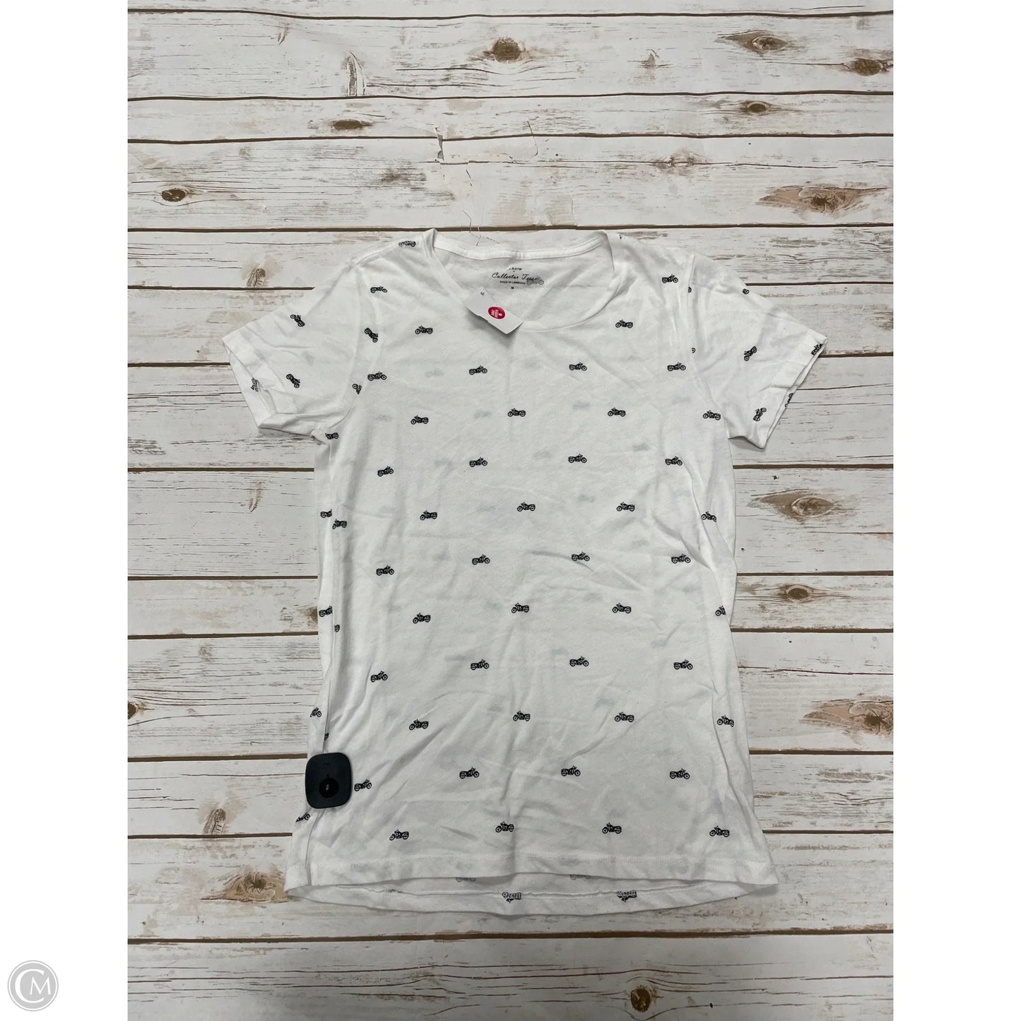 Top Short Sleeve Basic By J. Crew In White, Size: M